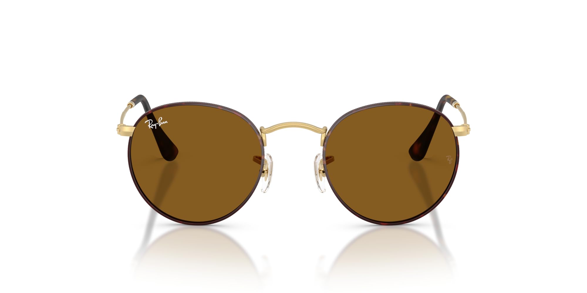 Ray-Ban RB3447 Round Metal Sunglasses for Men & Women - Classic Retro Polarized UV Protection - Perfect for Driving, Beach, and Outdoor Activities