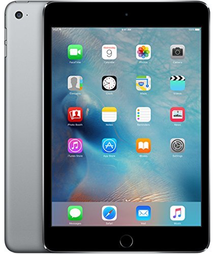 Apple iPad Mini 4 64GB Wi-Fi Tablet - Space Grey (Certified Renewed) | Portable Entertainment, Reading & Work Device for Travel, School & Home Use