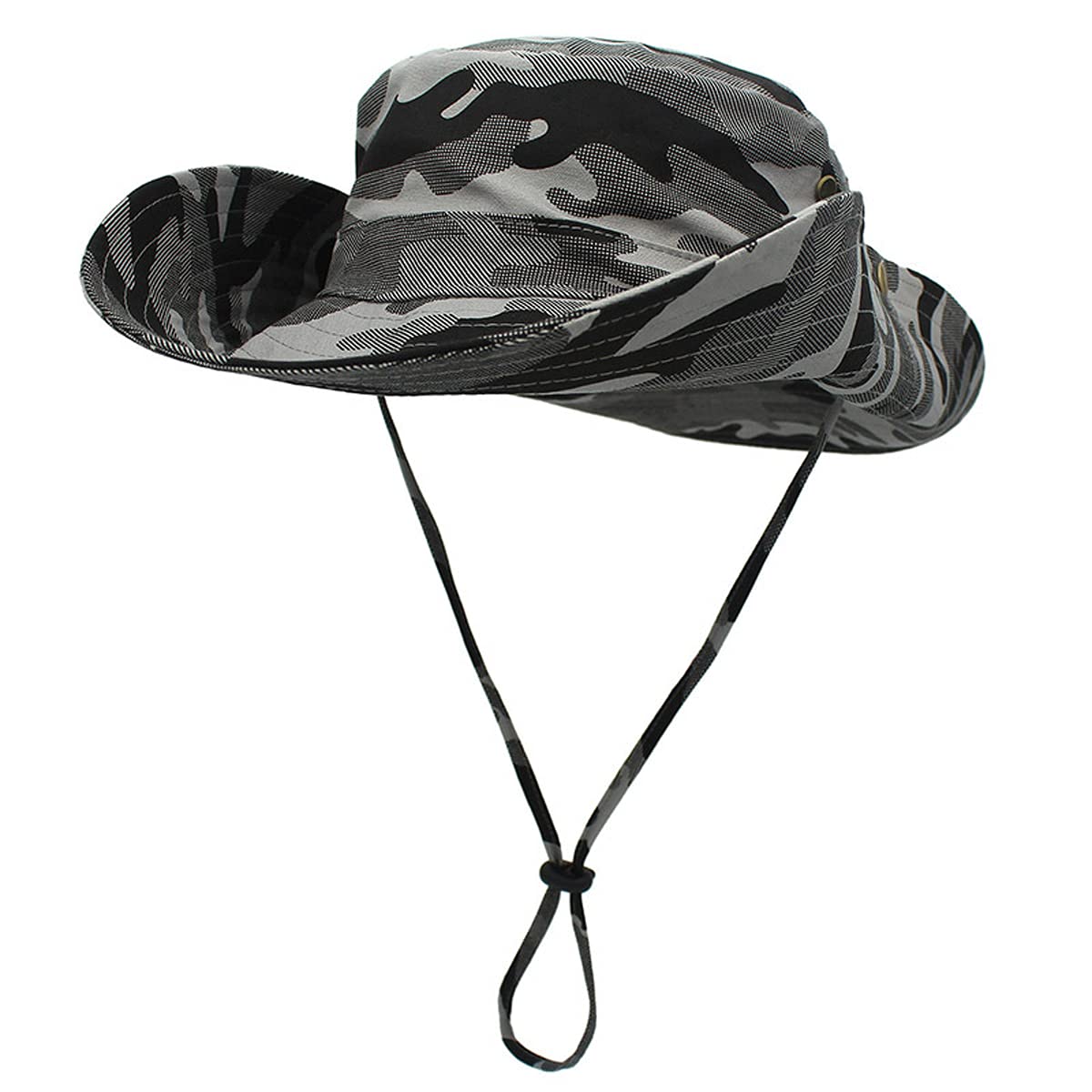 HOMELECT Wide Brim Fishing Hat for Men Women - UPF 50+ UV Protection Sun Hat with Adjustable Chin Strap, Foldable & Packable for Outdoor Activities - Perfect for Fishing, Hiking, Beach & Gardening