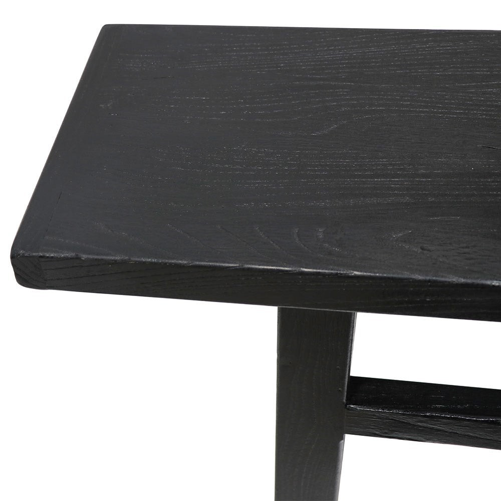 Modern Pavia Console Table - 43 Inch Black Entryway Table for Hallway, Living Room & Bedroom - Slim Sofa Table with Sturdy Metal Legs - Perfect for Home Decor & Small Spaces