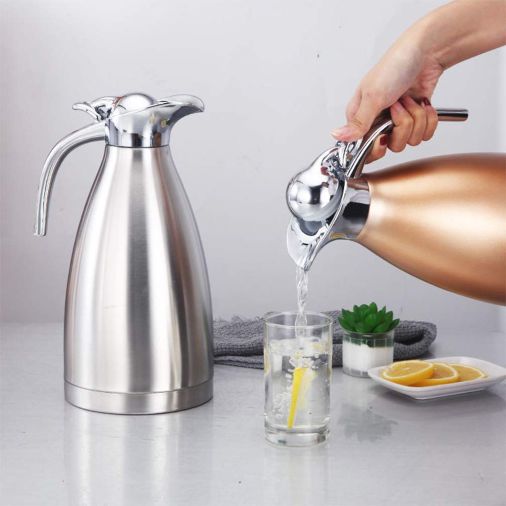 Cabilock Vacuum Insulated Stainless Steel Water Bottle - 18oz Leak-Proof Thermal Bottle for Hot & Cold Drinks - Perfect for Hiking, Gym, Office & Travel