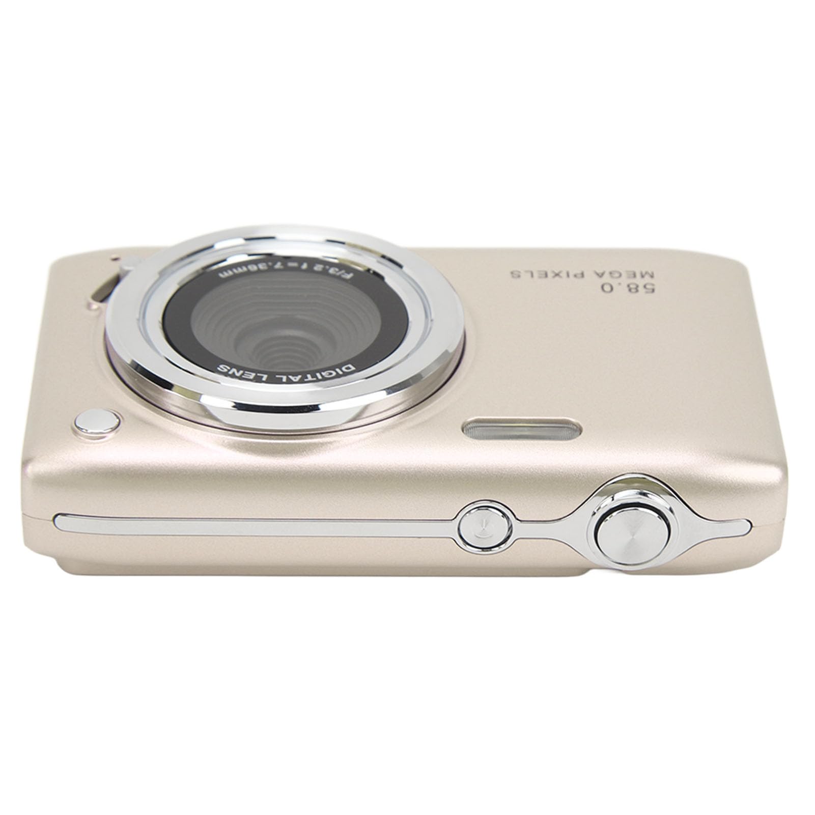 4K Digital Video Camera with Auto Focus - 58MP, 2.88 Inch LCD Screen for Vlogging, Travel & Daily Recording (Gold) | Perfect for YouTube, Family Events & Outdoor Adventures