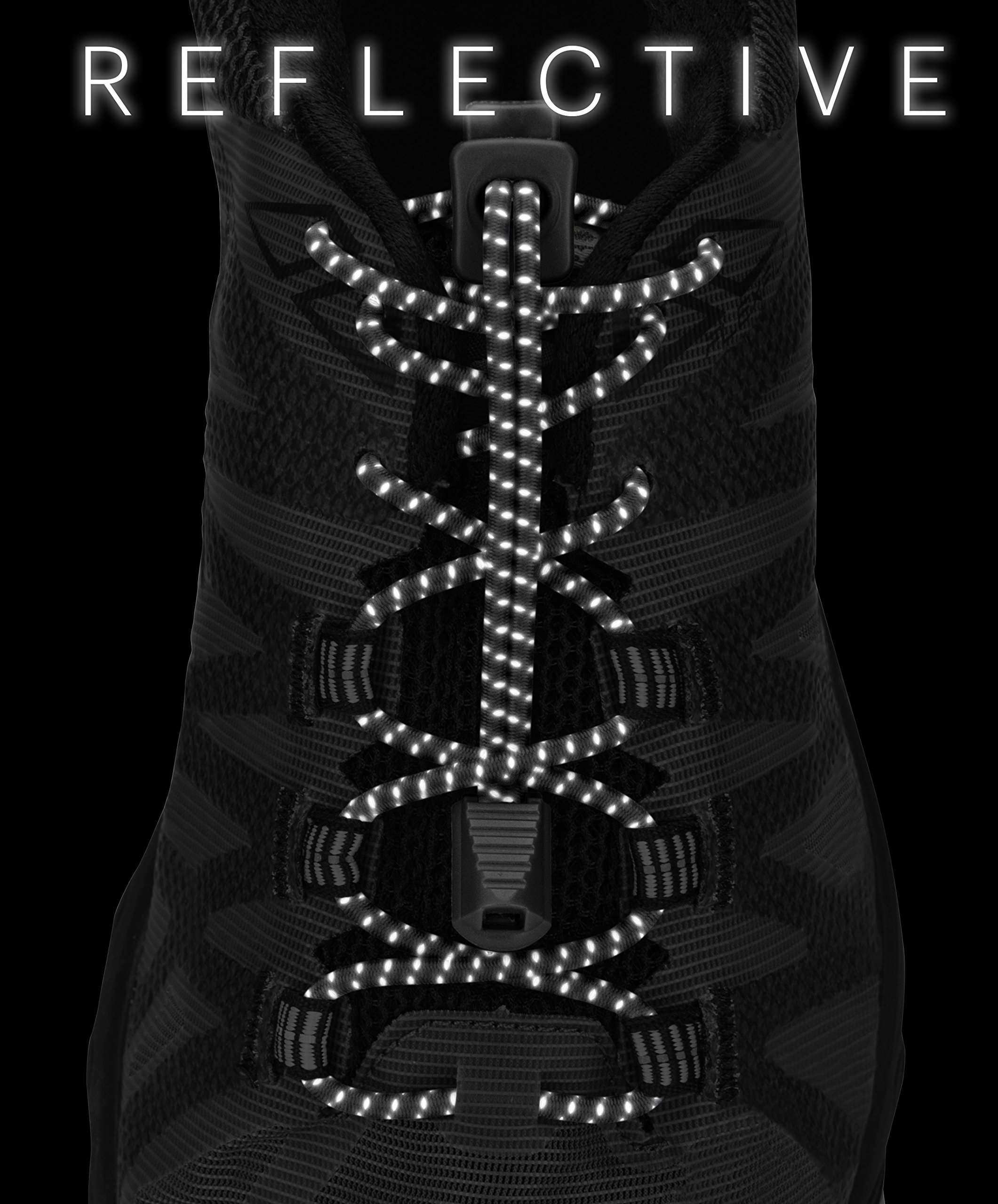 No-Tie Elastic Shoelaces for Running & Sports - Stay Secure & Comfortable During Workouts, Jogging & Active Lifestyles