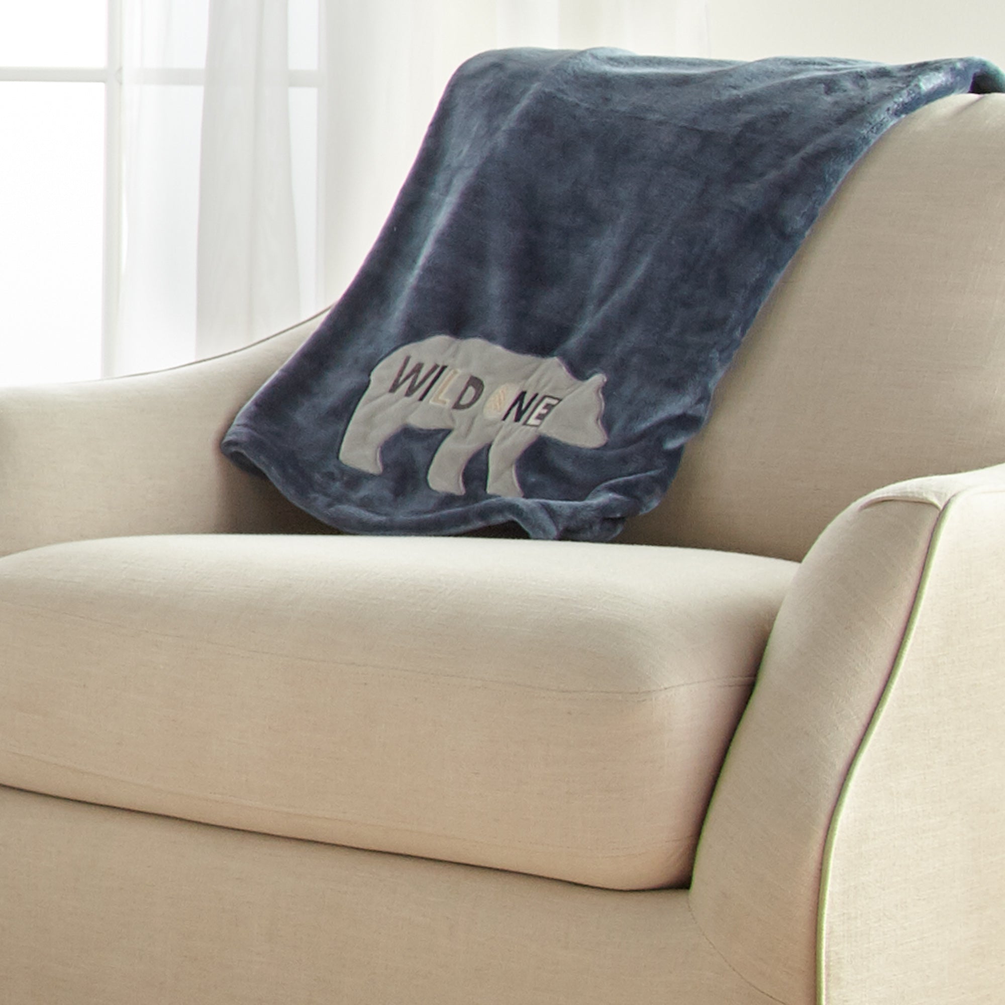Logan Baby Blanket - Soft & Cozy Infant Swaddle Blanket for Boys & Girls | Perfect for Nursery, Stroller & Photo Shoots