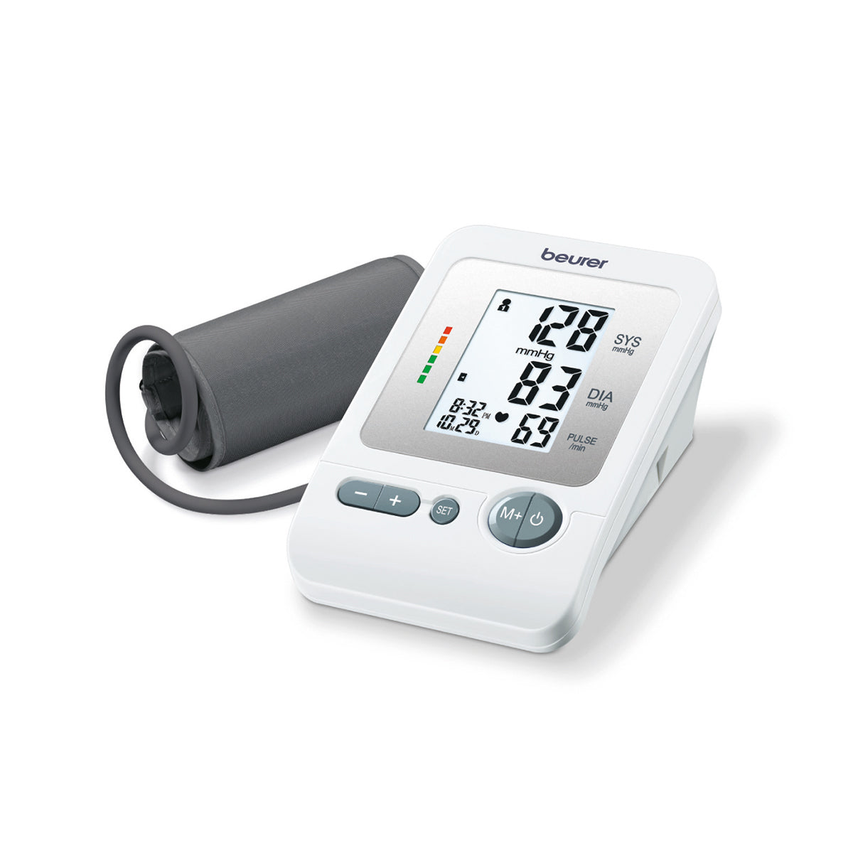 Beurer BM 26 Upper Arm Blood Pressure Monitor - Accurate Digital BP Machine for Home Use, Large Cuff for Adults, Heart Health Tracking - Ideal for Daily Hypertension Monitoring & Family Healthcare