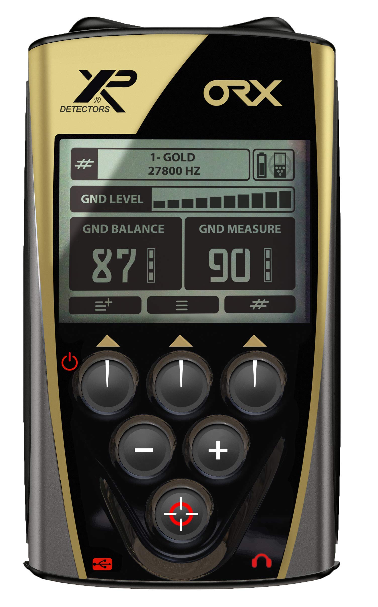 XP ORX Wireless Metal Detector with Backlit LCD Display & FX-02 Wired Headphones - 11