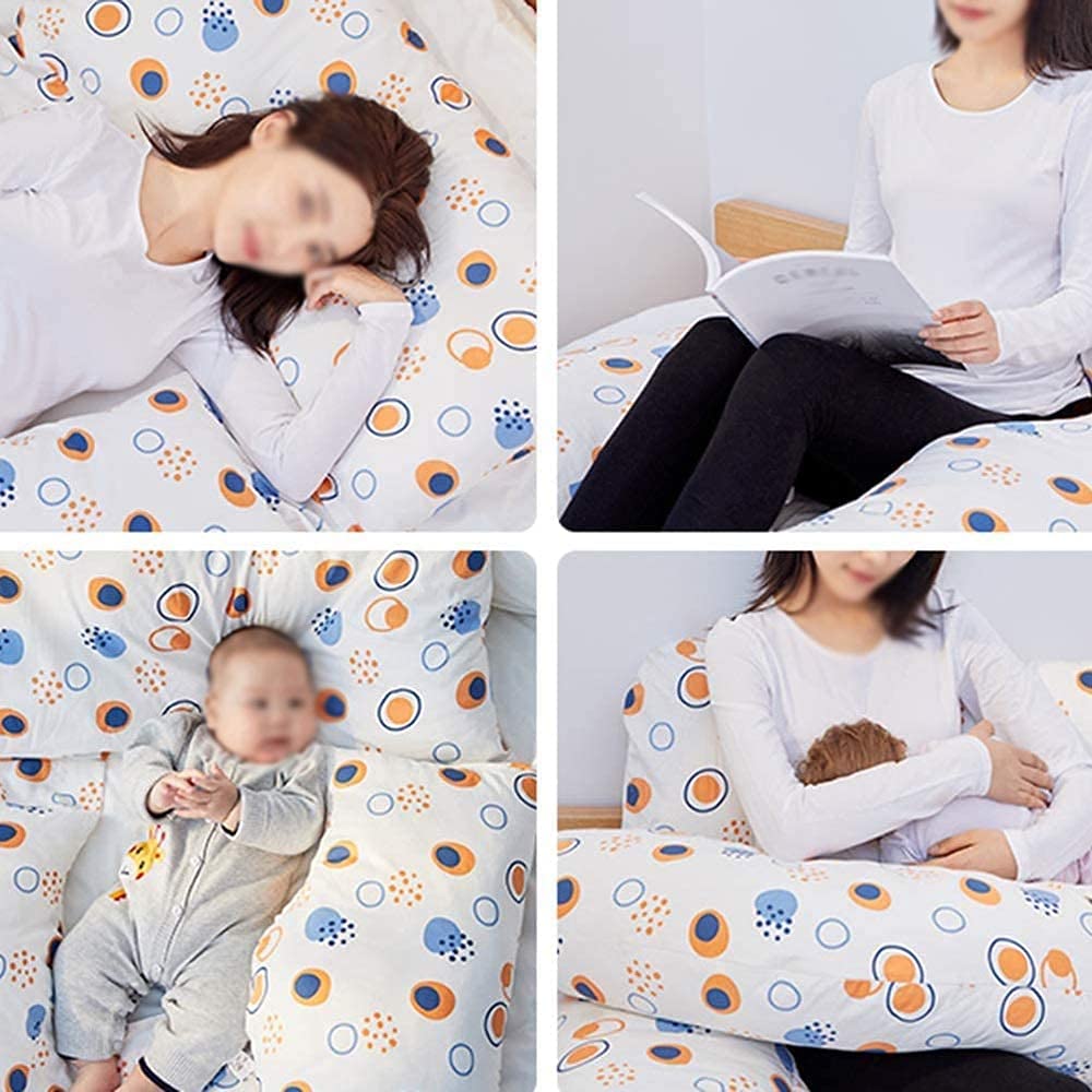 **U-Shaped Pregnancy Pillow for Sleeping – Maternity Support Pillow with Washable & Replaceable Cover, Cuddle Comfort for Muscle Relief – Ideal for Back Pain, Side Sleepers & Pregnancy Comfort**