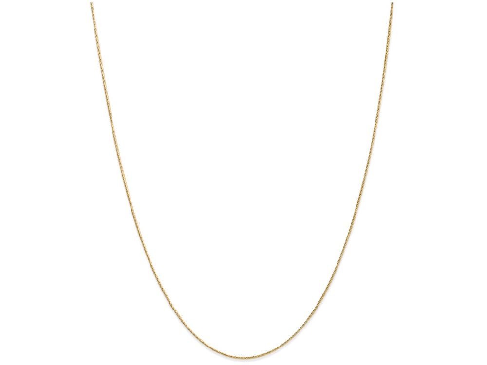 FJC Finejewelers 14k Yellow Gold 0.7mm Baby Parisian Wheat Chain Necklace - Delicate Gold Necklace for Women, Dainty Everyday Jewelry Gift for Her, Perfect for Layering or Wearing Solo