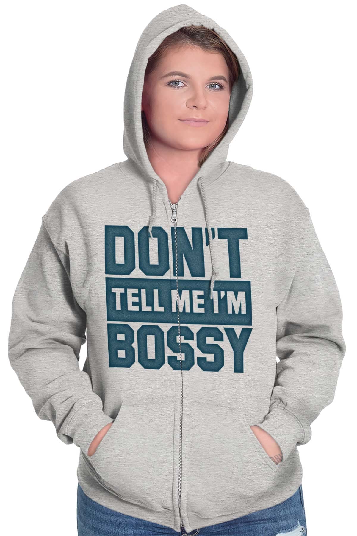 Brisco Brands Sassy Attitude Zip Up Hoodie for Men & Women - Stylish & Comfortable Pullover for Casual Wear, Street Fashion & Everyday Outfits