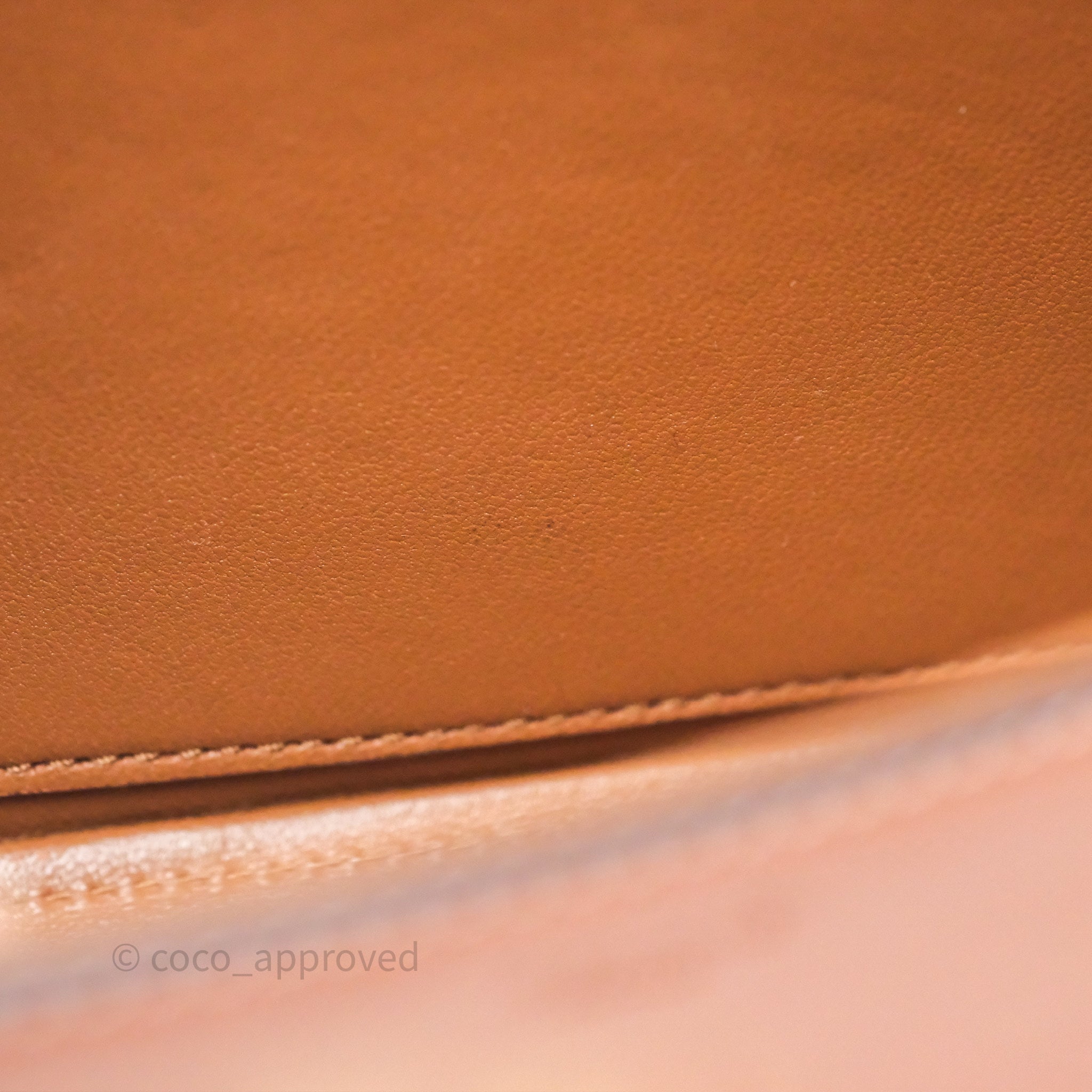 Celine Triomphe Shoulder Bag in Tan Calfskin Leather - Luxury Crossbody Purse for Women, Perfect for Work, Travel & Evening Events