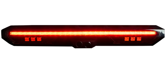 GMC Sierra 1500 2019-2024 & Chevy Silverado 1500 2019-2024 (4th Gen) Ultra High Power Red LED Third Brake Light with CREE XML White LED Cargo Lights - Replacement for LED Third Brake Light with 2 Cargo Bed Cameras (Clear Lens) - Perfect for Night Driving and Enhanced Truck Safety