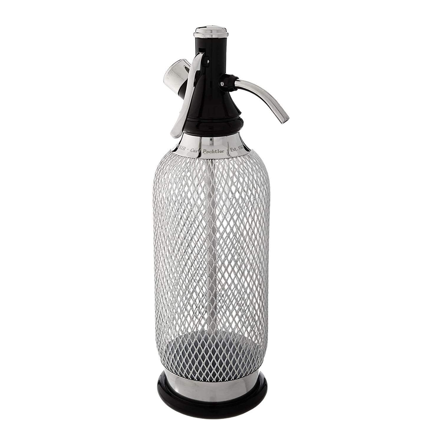 iSi Classic Sodamaker & Soda Siphon Charger Set - 10-Pack Stainless Steel CO2 Chargers for Sparkling Water, Cocktails & Mixed Drinks | 1 Quart Carbonation System | Made in Austria | Perfect for Home Bars, Parties & Healthy Hydration