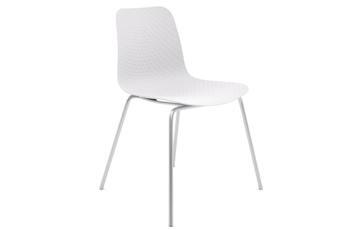 Dune Cafe Chair with 4-Leg Base - Stylish and Durable Bistro Chair for Restaurants, Cafes, and Home Decor