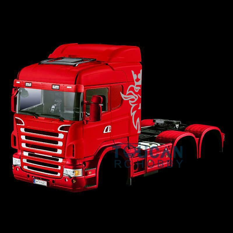 1/14 Scale TAMIYA RC Tractor Truck DIY Model Kit - 3 Axles Remote Controlled Midtop Cabin Shell for Hobbyists | Perfect for RC Car Enthusiasts & Collectors | Great for Racing, Display & DIY Projects