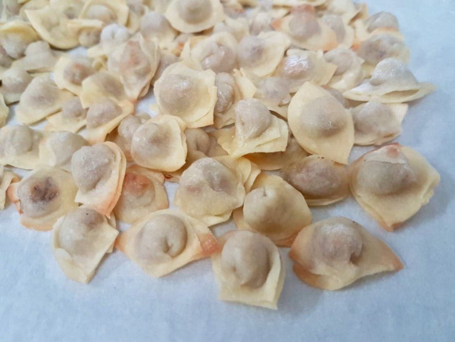 Authentic Turkish Manti Dumplings - 500g | Handmade Pasta with Beef Filling | Perfect for Family Dinners & Cultural Cuisine Experiences