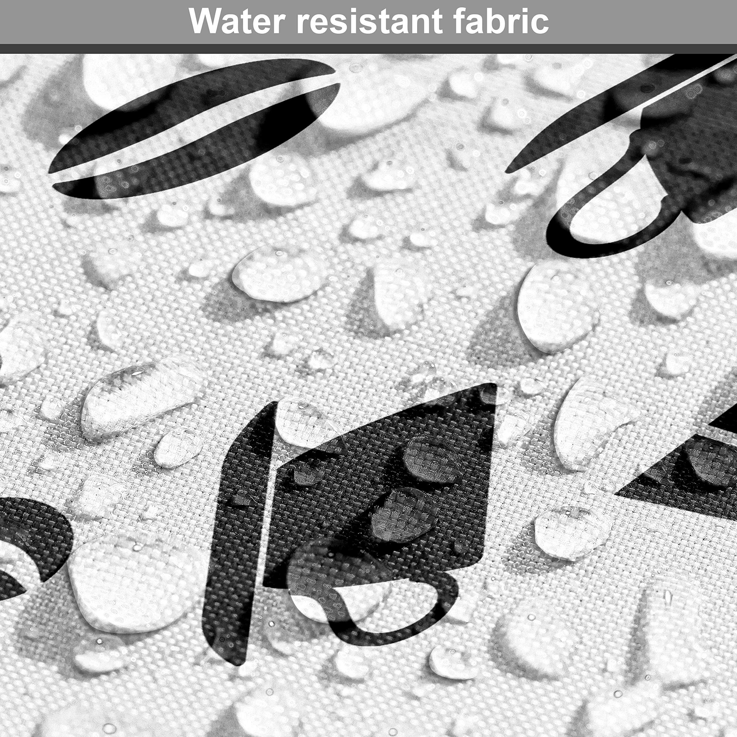 Ambesonne Italy Fabric by The Yard - Monochrome Coffee Machine Sketch Design - 10 Yards White & Charcoal Grey Upholstery Fabric for Sofa, Curtains & Home Decor | Perfect for DIY Projects, Crafting & Interior Design