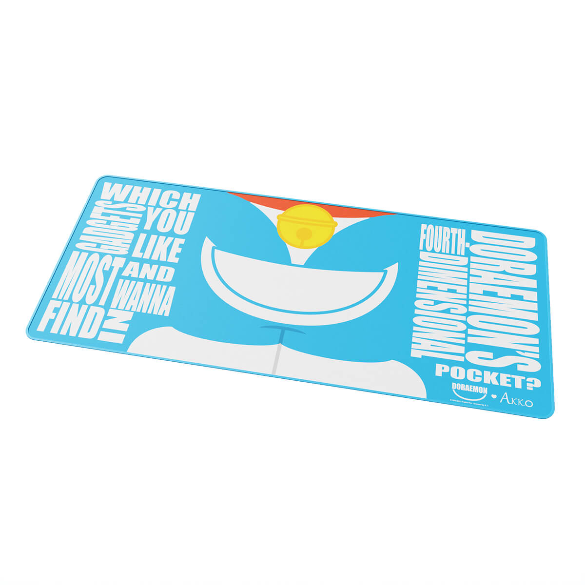 Akko Doraemon 4D Pocket Mouse Pad - Cute Anime Gaming Mousepad for PC & Laptop - Perfect for Office, Home & Gaming Setup
