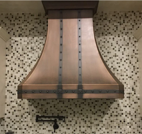 Custom SINDA H30TR5 Copper Range Hood for David - Premium Kitchen Ventilation for Home & Restaurant Use