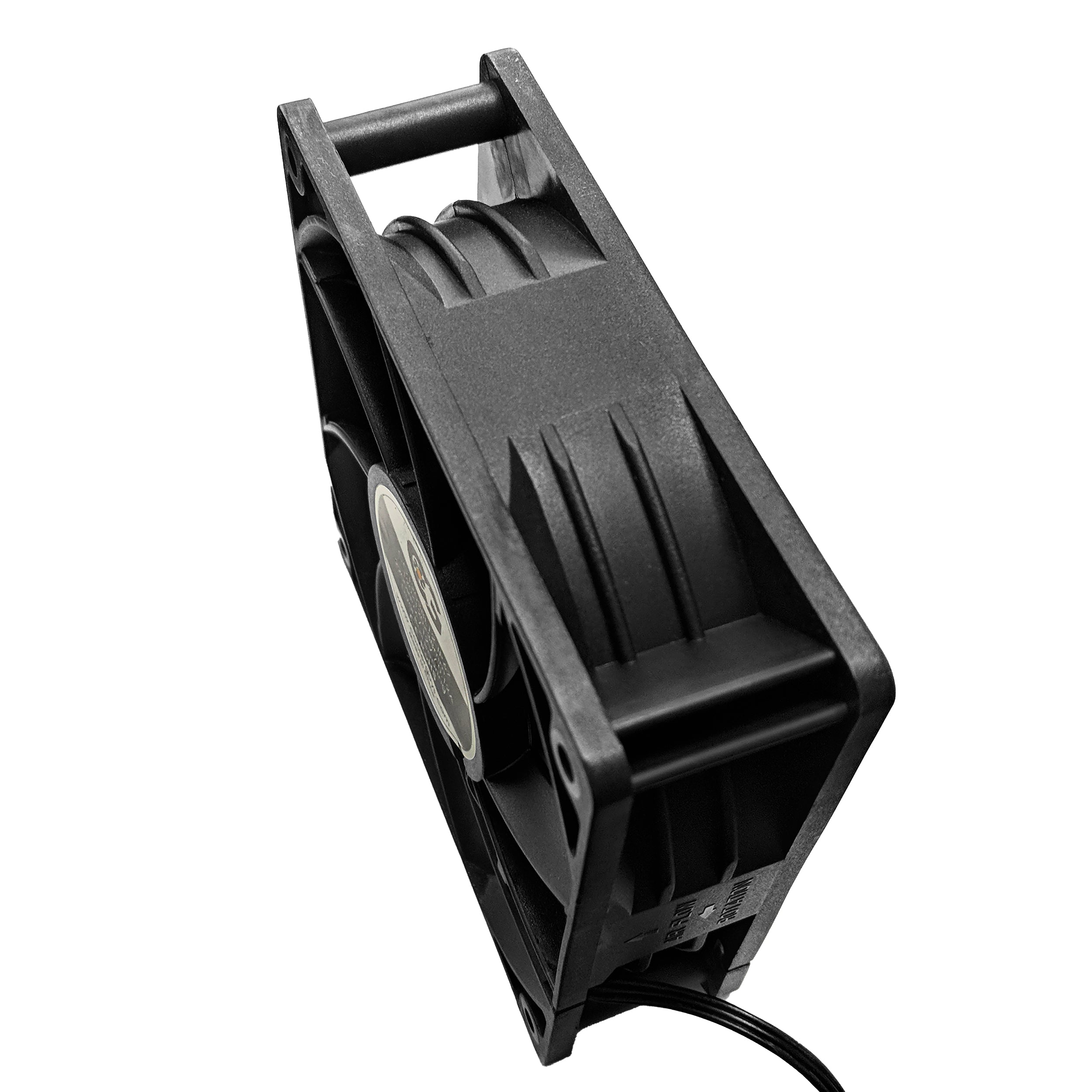 Coolerguys 120mm x 120mm x 38mm IP67 Waterproof Cooling Fan - 12VDC 3-Pin Low Speed PC Case Fan for Computer, Gaming Rig, Server & Industrial Equipment