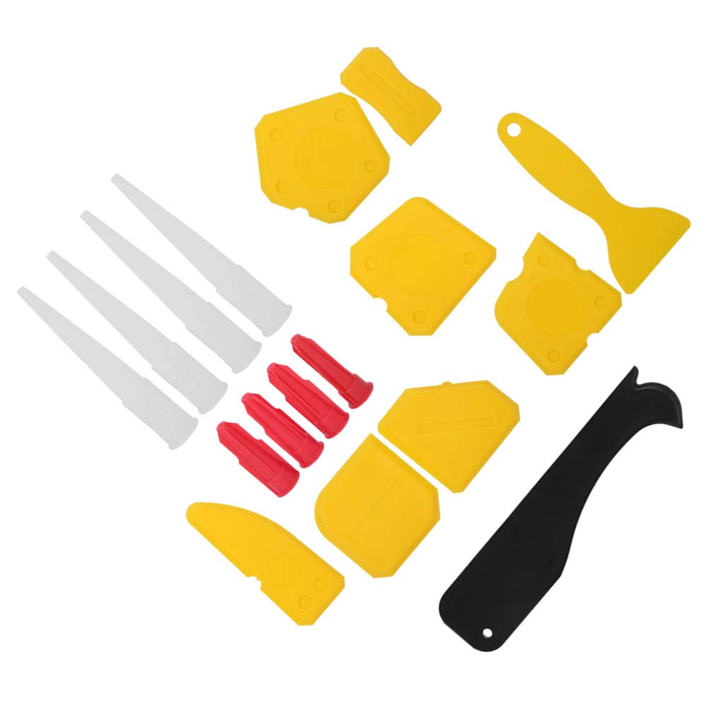 Hand Operated Sealant Remover Tool - Plastic Scraper & Silicone Caulk Remover Kit for Molding, Acrylic & Grouting - Perfect for DIY Home Repairs, Bathroom Renovations & Tile Work