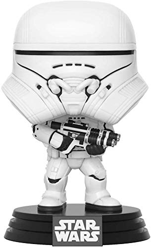 First Order Jet Trooper with Blaster #317 Star Wars The Rise of Skywalker Vinyl Action Figure - Includes Pop Box Protector Case | Collectible Display for Movie Fans & Sci-Fi Enthusiasts