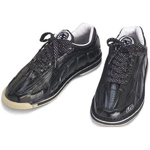 3G Men's Tour Ultra Black Left Hand Bowling Shoes - Comfortable & Durable for Professional Bowlers - Perfect for League Play & Tournaments