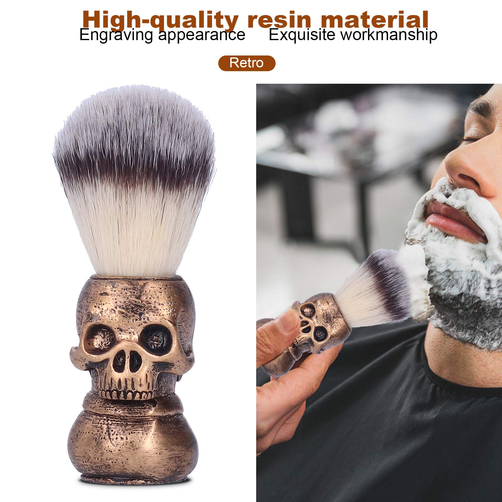 Premium Pure Badger Shaving Brush for Men - Best Soft Bristles for Smooth, Close Shave | Wet & Dry Shaving | Perfect for Travel & Daily Grooming Routine