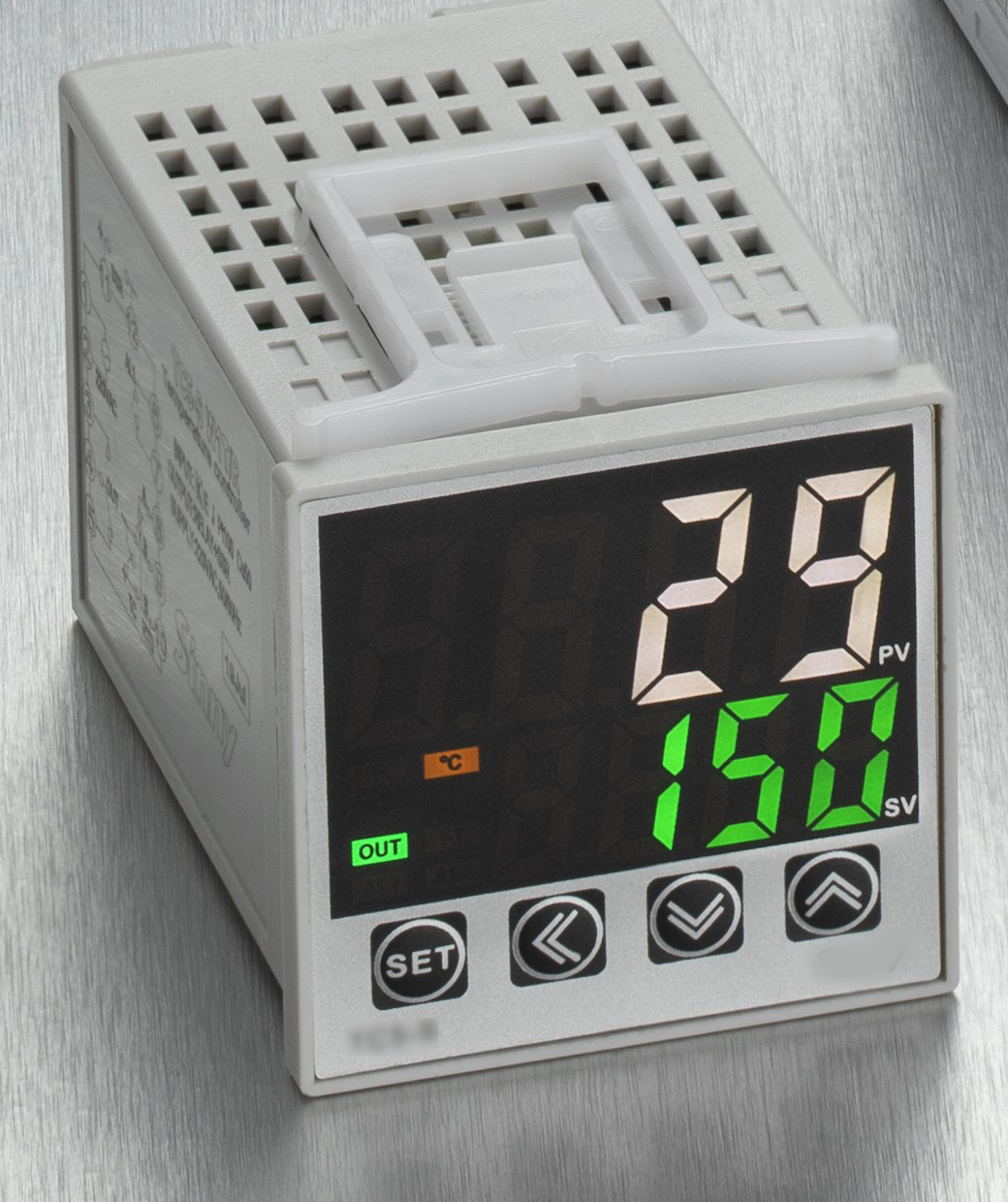 FC5 S 1A 2 G 4 PID Temperature Controller 24VDC - Dual Relay Alarms, Supports E/J/N/T/S/R/B Thermocouples, Linear Current/Voltage & PT100/Cu20 RTD Input, 48x48mm Compact Size, 4-20mA Output - Ideal for Industrial Automation, HVAC Systems, and Process Control Applications
