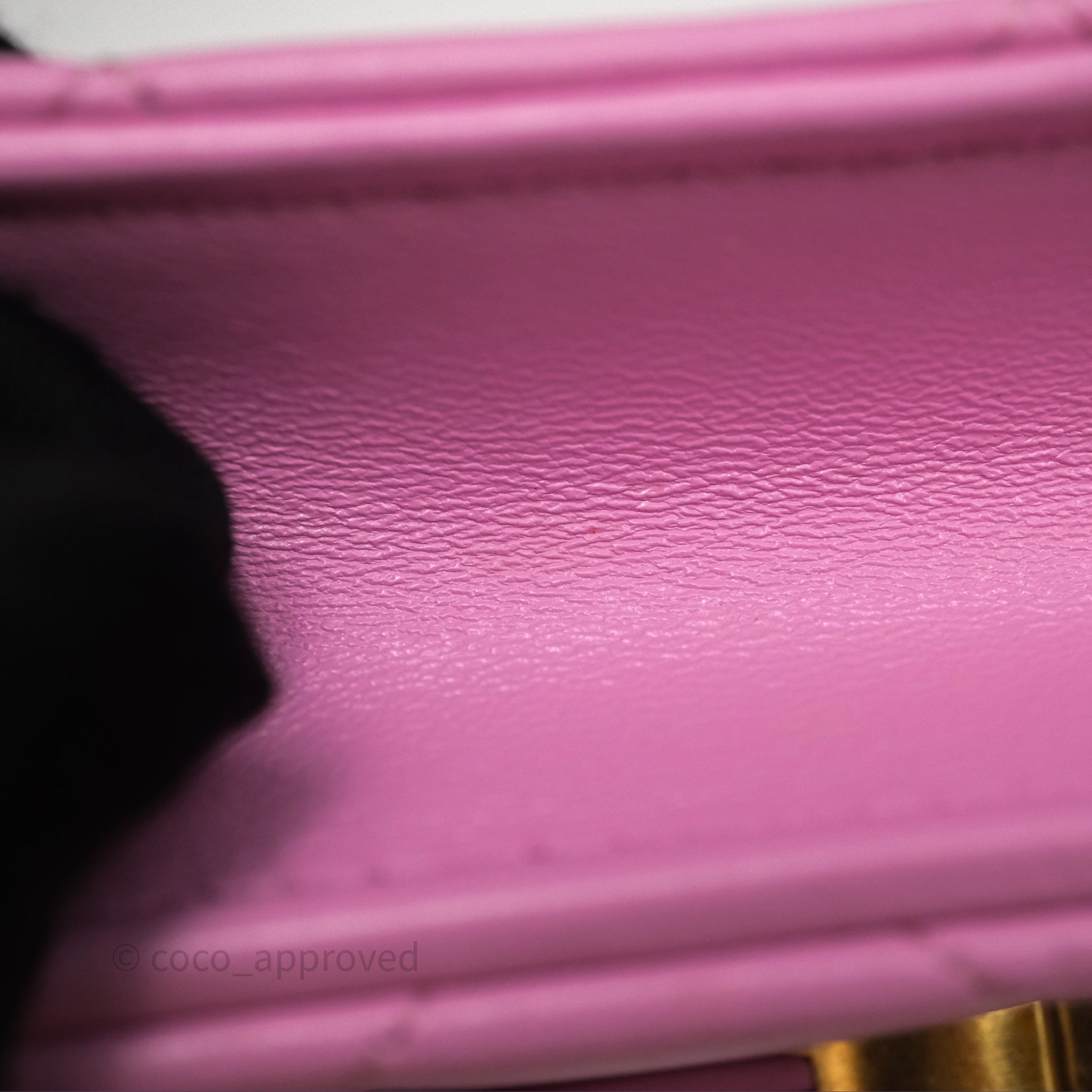Chanel CC Chain Wallet On Chain WOC in Pink Lambskin with Aged Gold Hardware - Luxury Crossbody Bag for Women, Perfect for Evening Out & Special Occasions