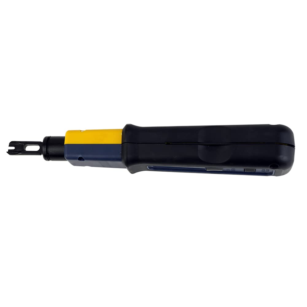 Impact Style Punchdown Tool for 66/110 Blocks - Includes Non-Cut 66/110 Blade - Ideal for Network Cable Installation & Telecom Wiring Projects