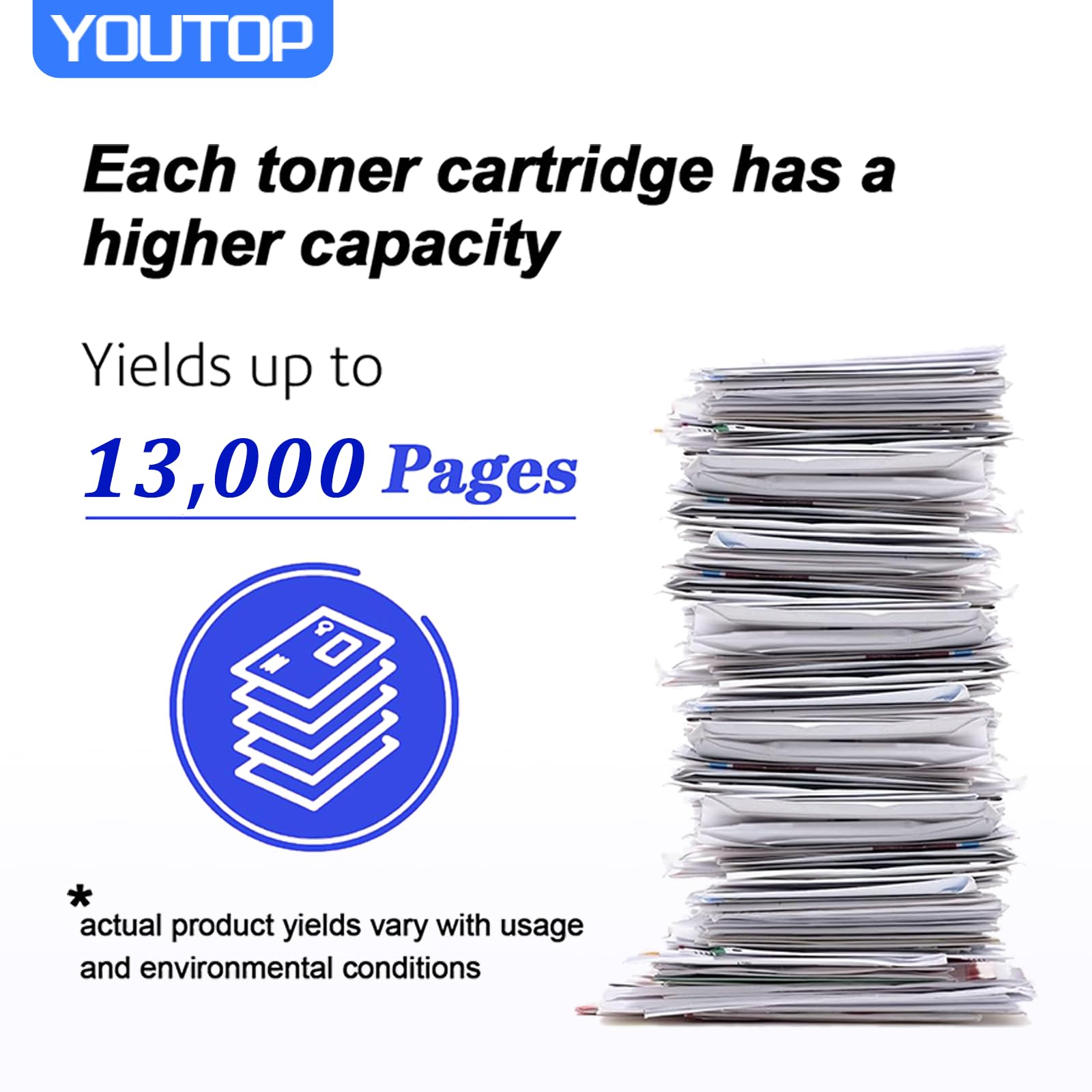 2PK High Yield Black Toner Cartridge (AAJW130) - Replacement for Konica Minolta Bizhub C3350i C3351i C4050i C4051i Printers | Compatible with Office & Commercial Printing Needs
