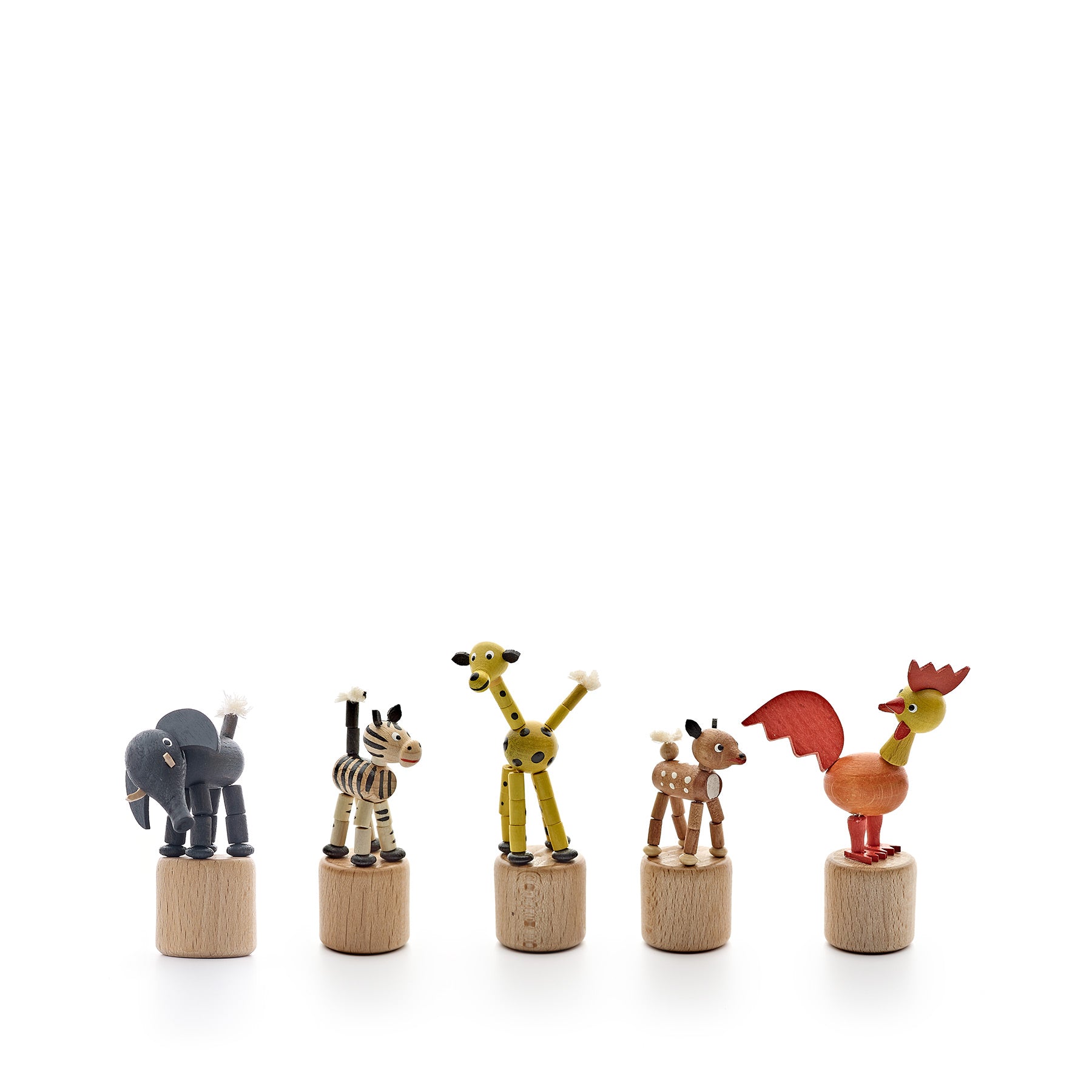 Wobbly Deer Toy - Cute Wooden Baby Teether & Sensory Toy for Infants - Perfect for Nursery Decor, Baby Shower Gifts & Early Childhood Development