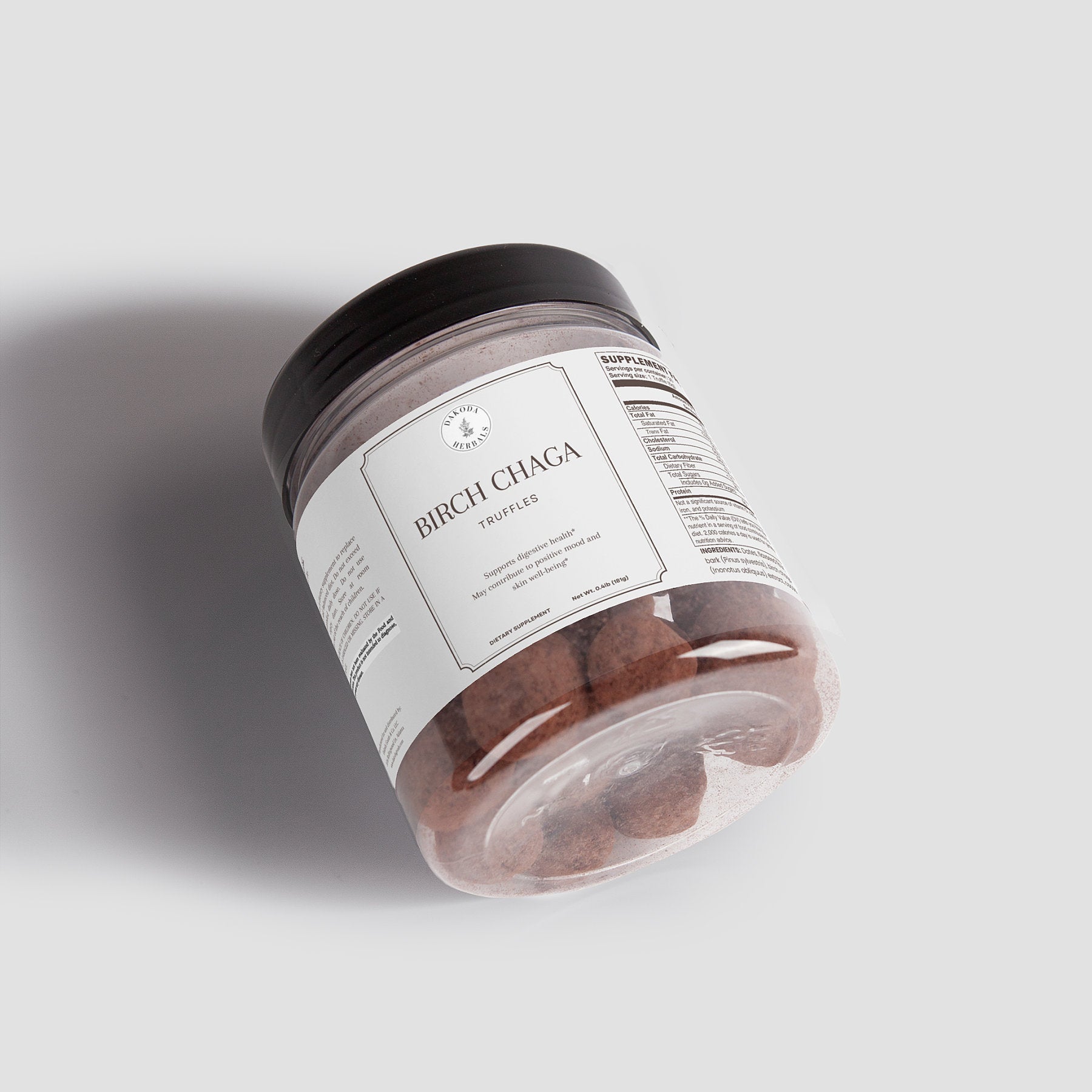 Organic Birch Chaga Truffles - Wild-Harvested Superfood Mushroom Supplement for Immune Support & Energy Boost - Perfect for Coffee, Tea & Smoothies