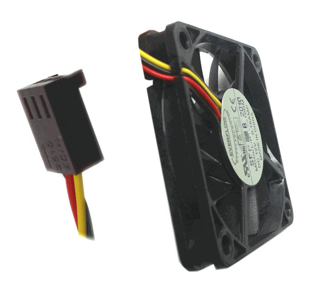 Everflow 60x60x10mm Ultra High Speed 12V 3-Wire 3-Pin R126010BU Cooling Fan - Perfect for PC, Gaming Rig, Server & Electronic Cooling Solutions