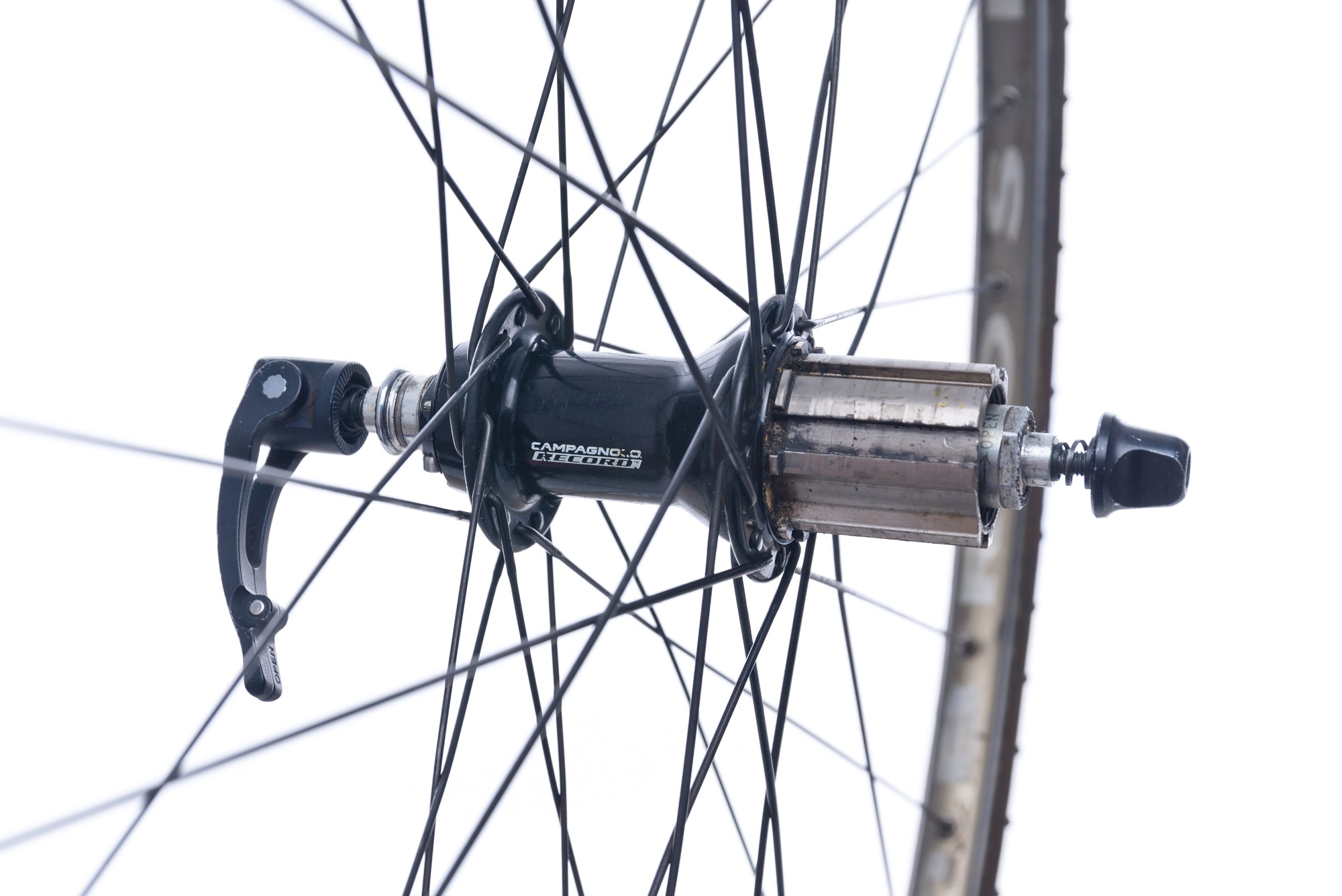Ambrosio Nemesis Campagnolo Record Aluminum Tubular 700c Wheelset - Lightweight Racing Wheels for Road Bikes | Perfect for Competitive Cycling & Performance Riding