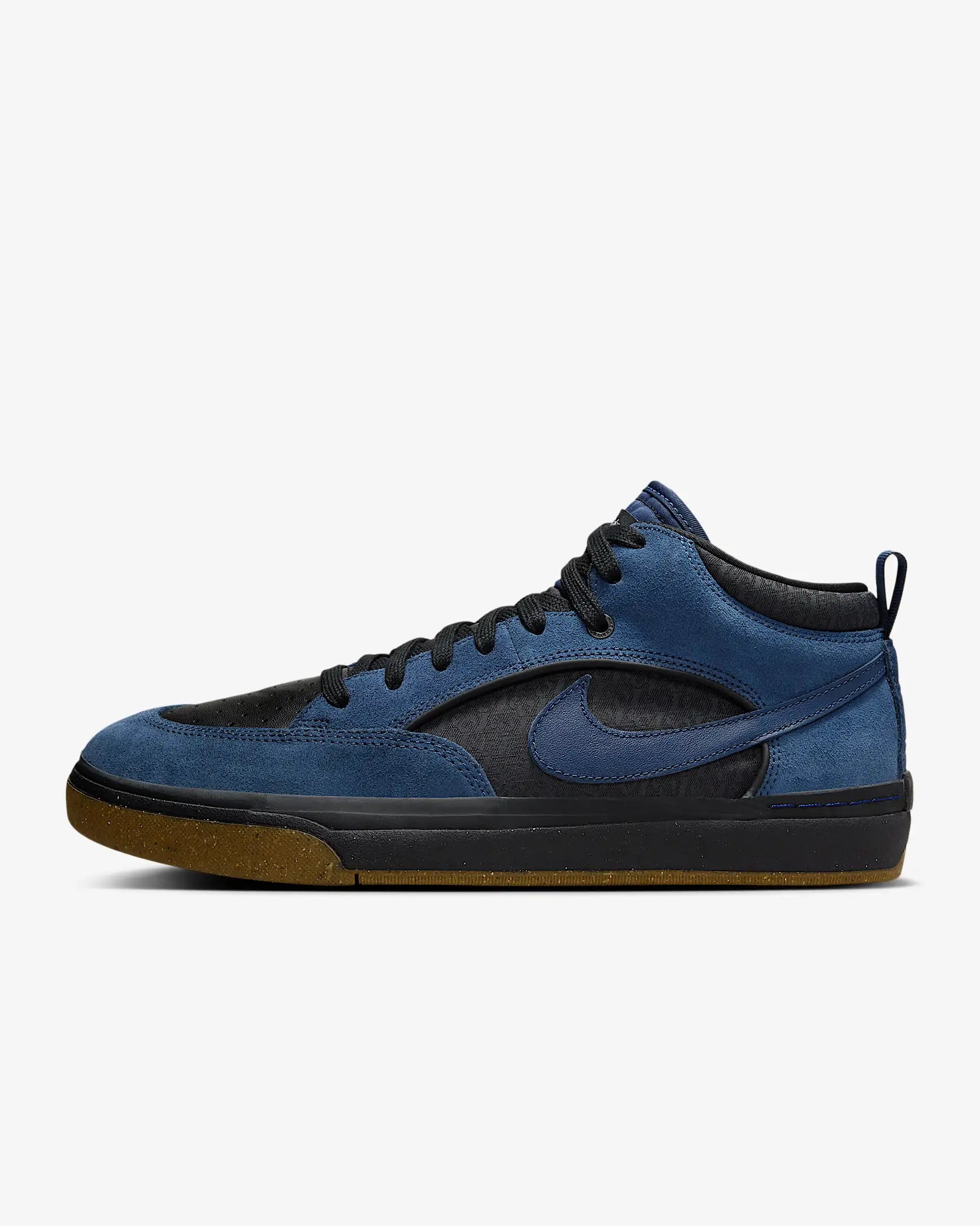 Nike SB React Leo Skateboarding Shoes for Men - Navy/Black/Anthracite - Lightweight & Durable Sneakers for Street Skating & Casual Wear
