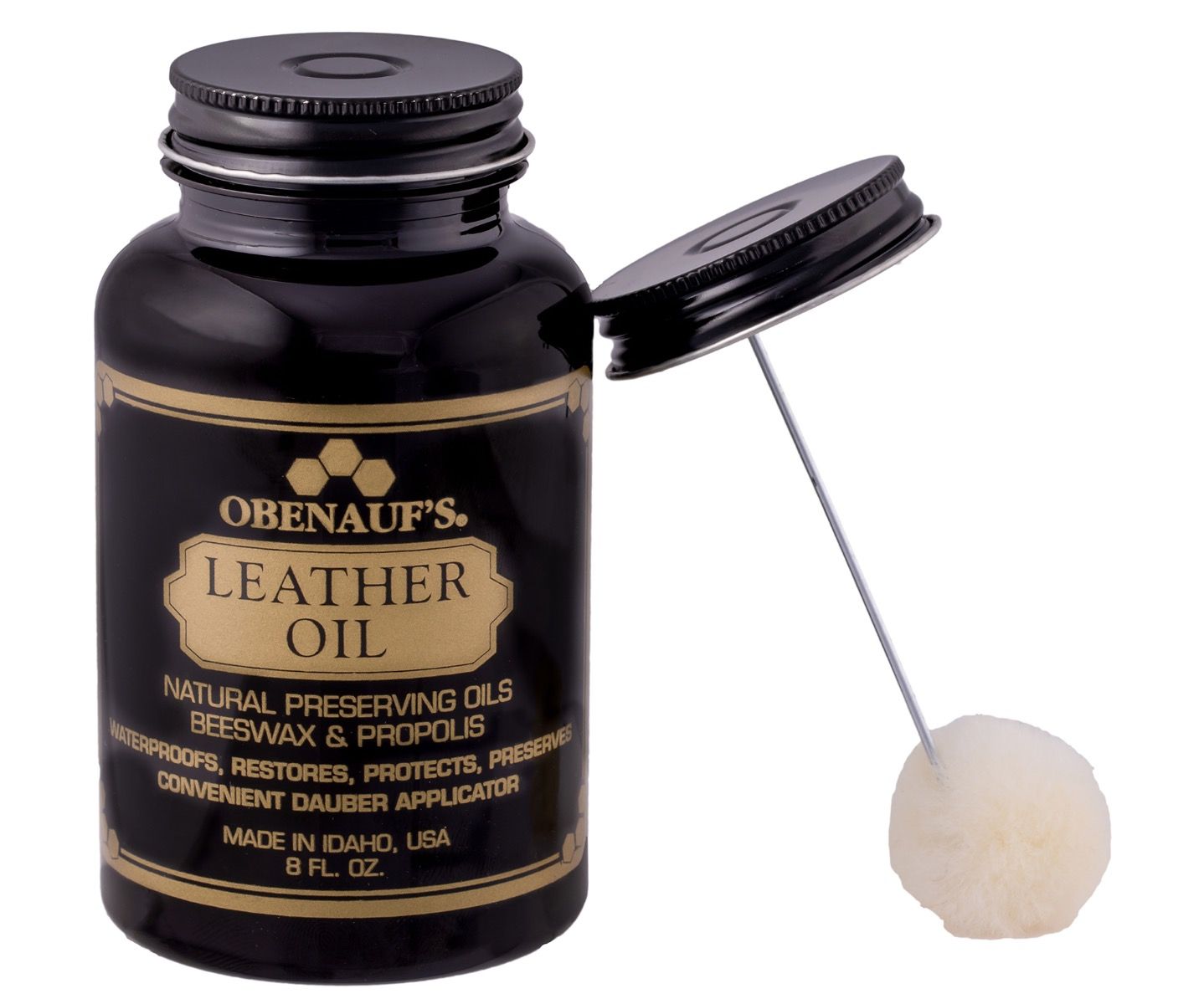 Obenauf's Leather Oil - Premium Leather Conditioner & Protector for Boots, Bags, Jackets & Furniture | Restores & Waterproofs Leather | Made in USA