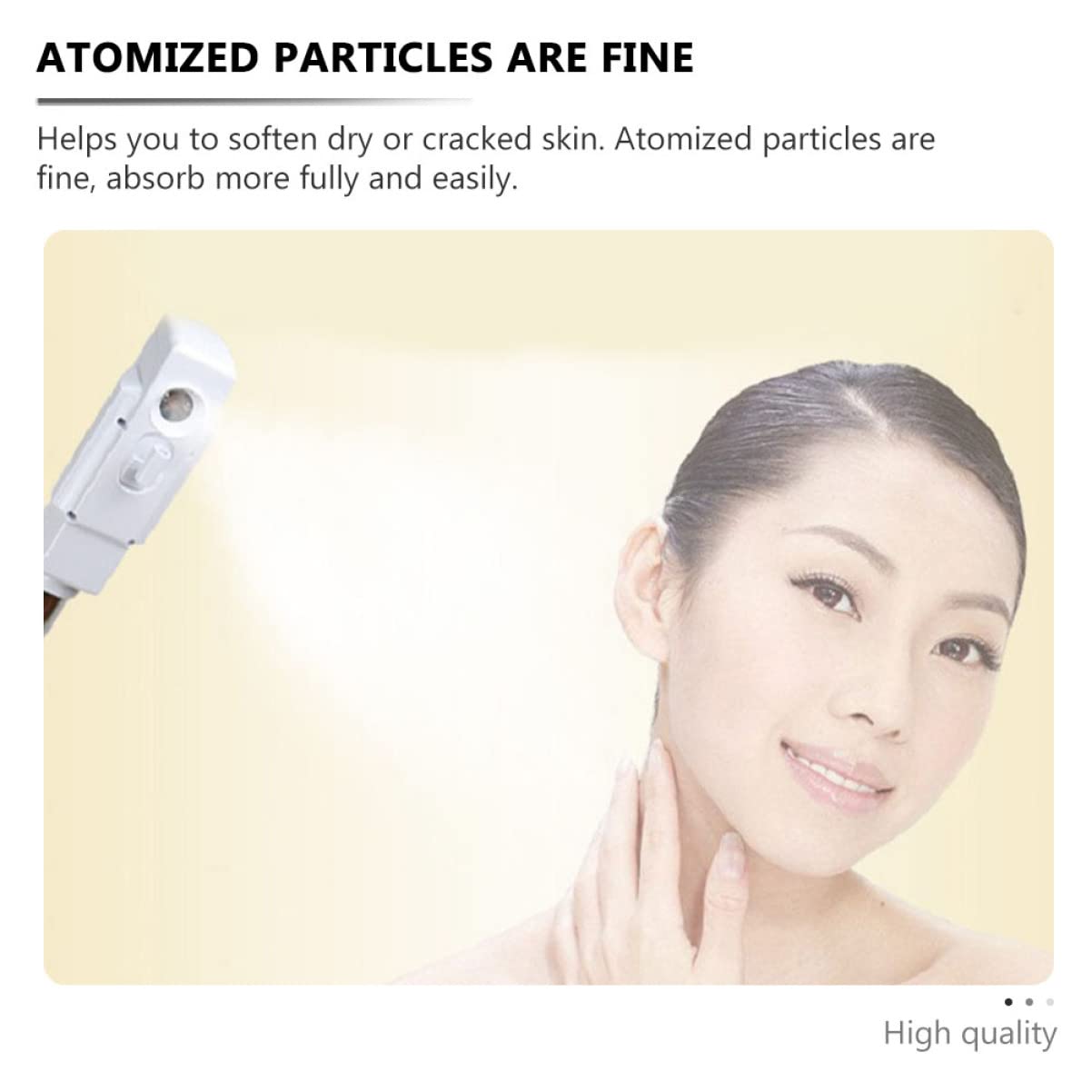 FRCOLOR Professional Facial Steamer & Humidifier - Skin Care Device for Spa, Beauty Salon & Home Use - Hydrating Water Sprayer for Facial Treatment & Relaxation