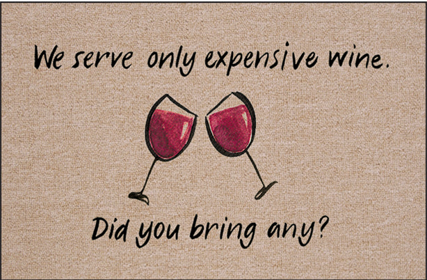 Funny Doormat for Home & Office - Premium Wine Themed Welcome Mat for Front Door - Perfect Gift for Wine Lovers & Housewarming Parties