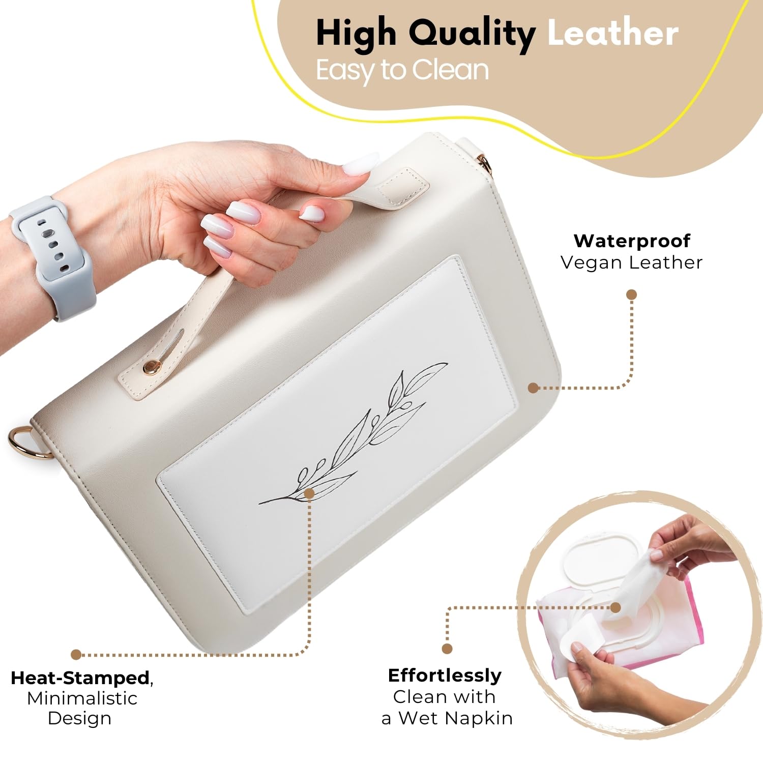 Large PU Leather Bible Cover for Women with Shoulder Strap & Zipper Closure - Durable Christian Gift for Church, Bible Study & Travel