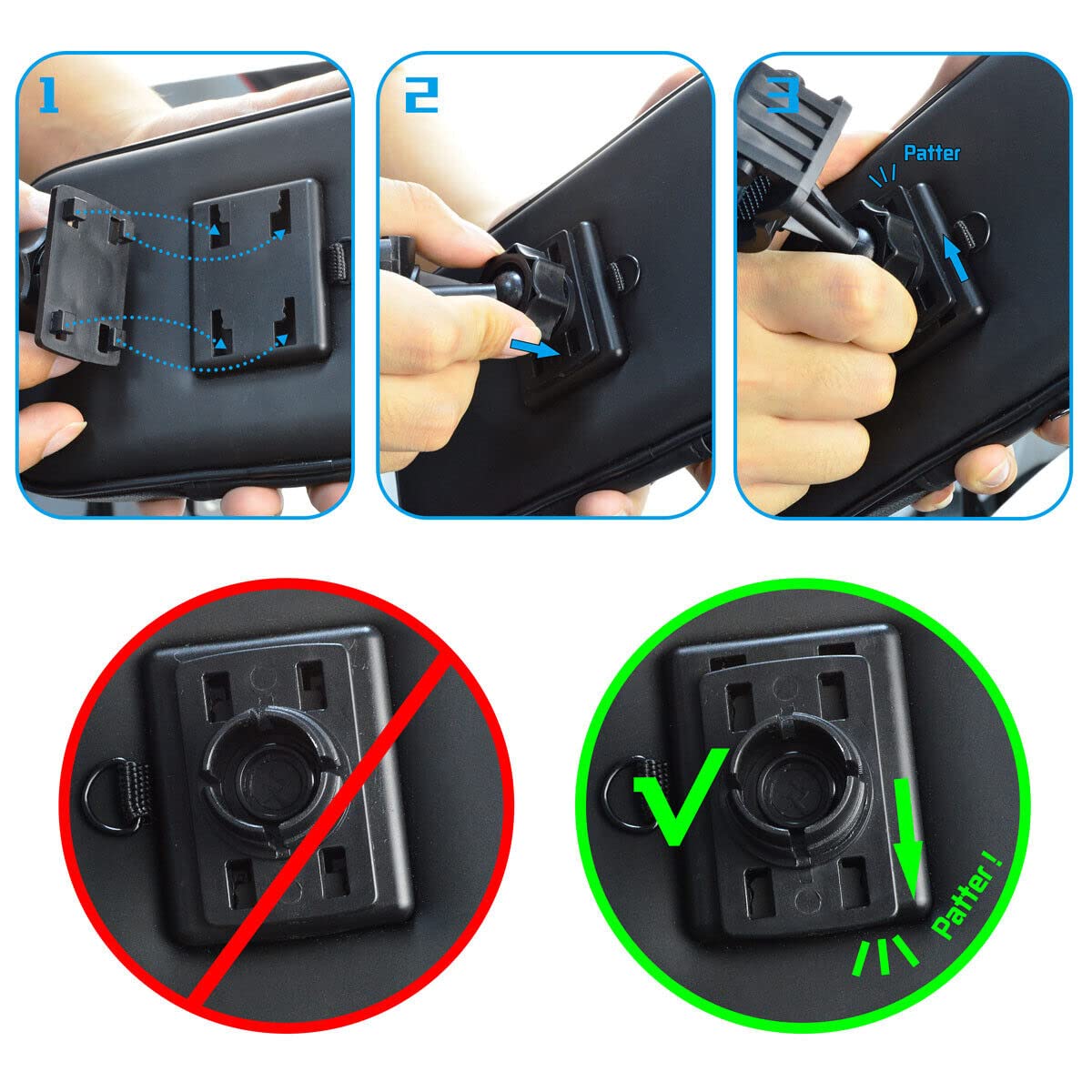 Waterproof Bike Phone Holder - Universal Motorcycle & Bicycle Handlebar Mount for iPhone 13/12, Samsung & Android Phones - Perfect for Cycling, Commuting & Outdoor Adventures