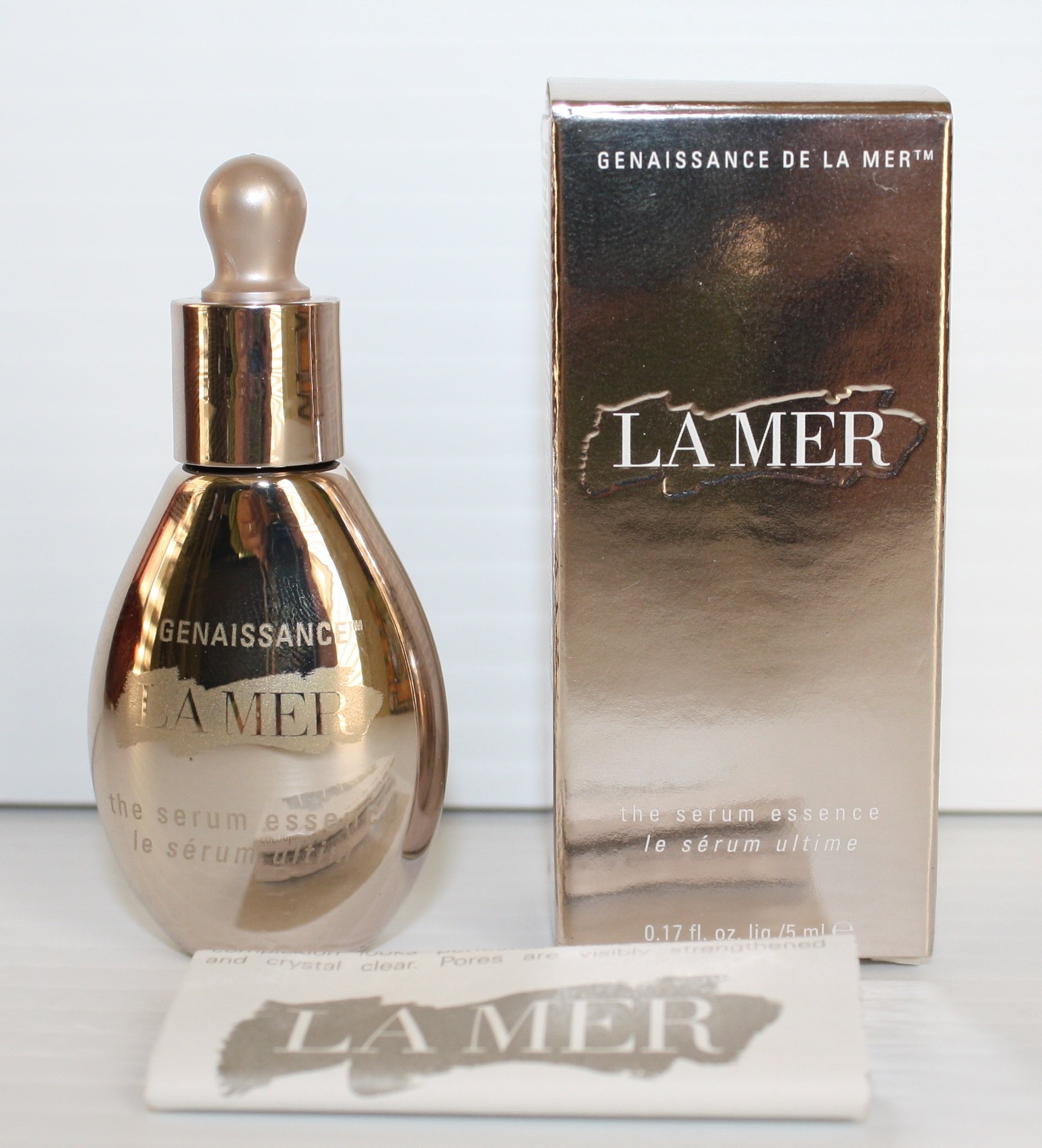 La Mer Genaissance de La Mer Serum Essence 0.17 fl oz / 5ml - Anti-Aging Face Treatment with Marine Miracle Broth - Deluxe Travel & Sample Size for Skincare On-The-Go