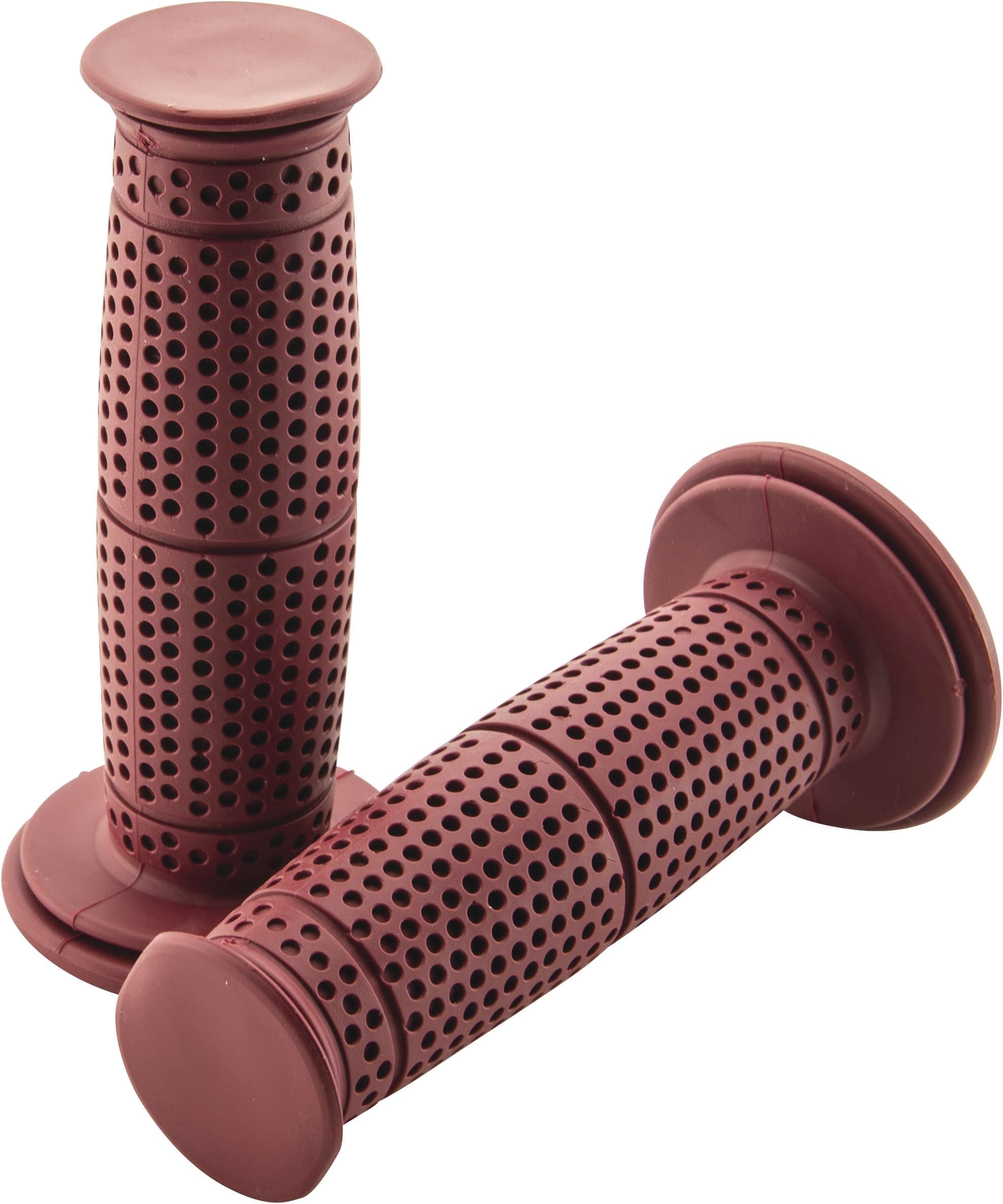 BikeMaster Punch Grips - Red Motorcycle Handlebar Grips for Comfort & Control - Perfect for Cruisers, Dirt Bikes & ATVs