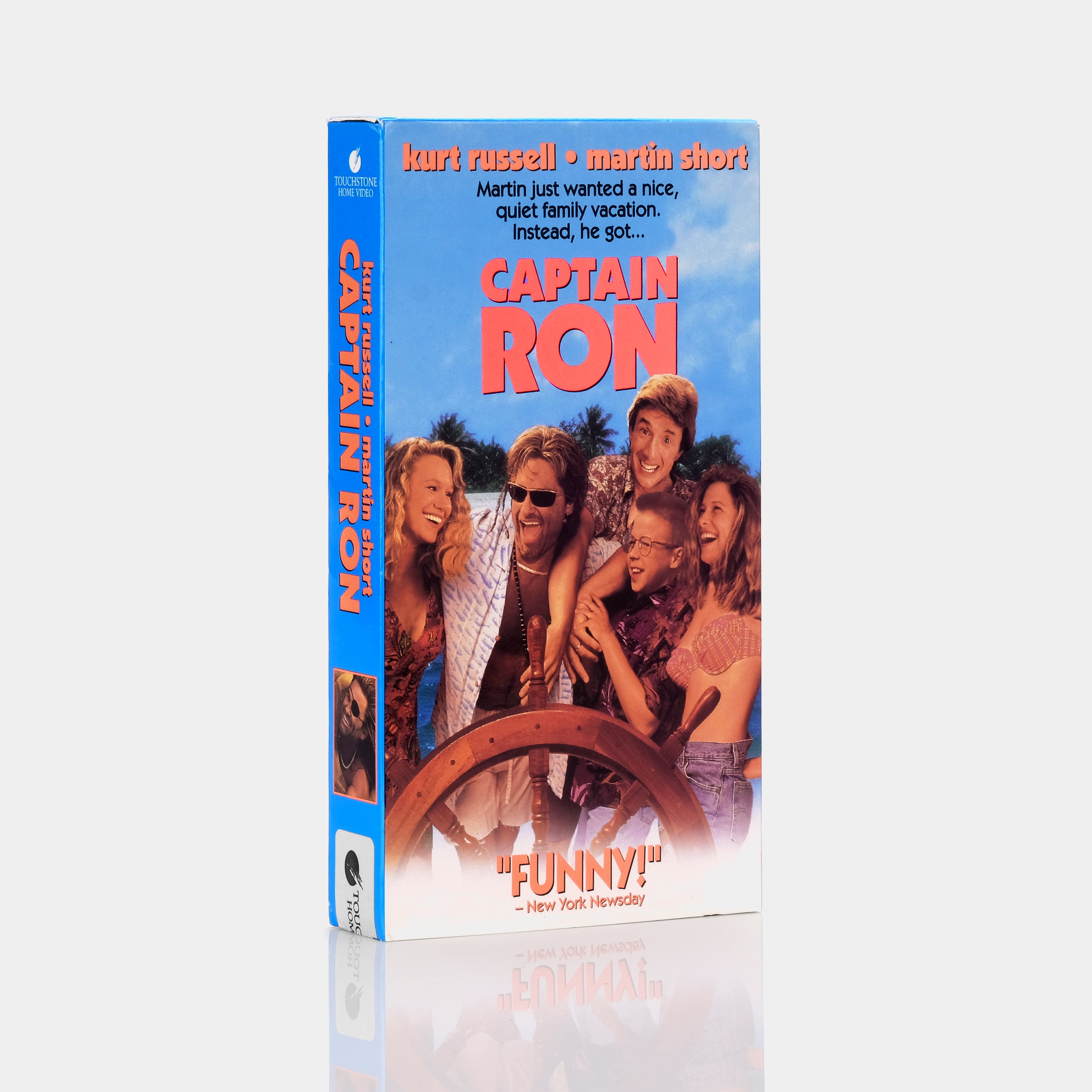 Captain Ron VHS Tape - Classic 90s Adventure Comedy Movie Starring Kurt Russell - Perfect for Movie Collectors & Nostalgic Film Nights