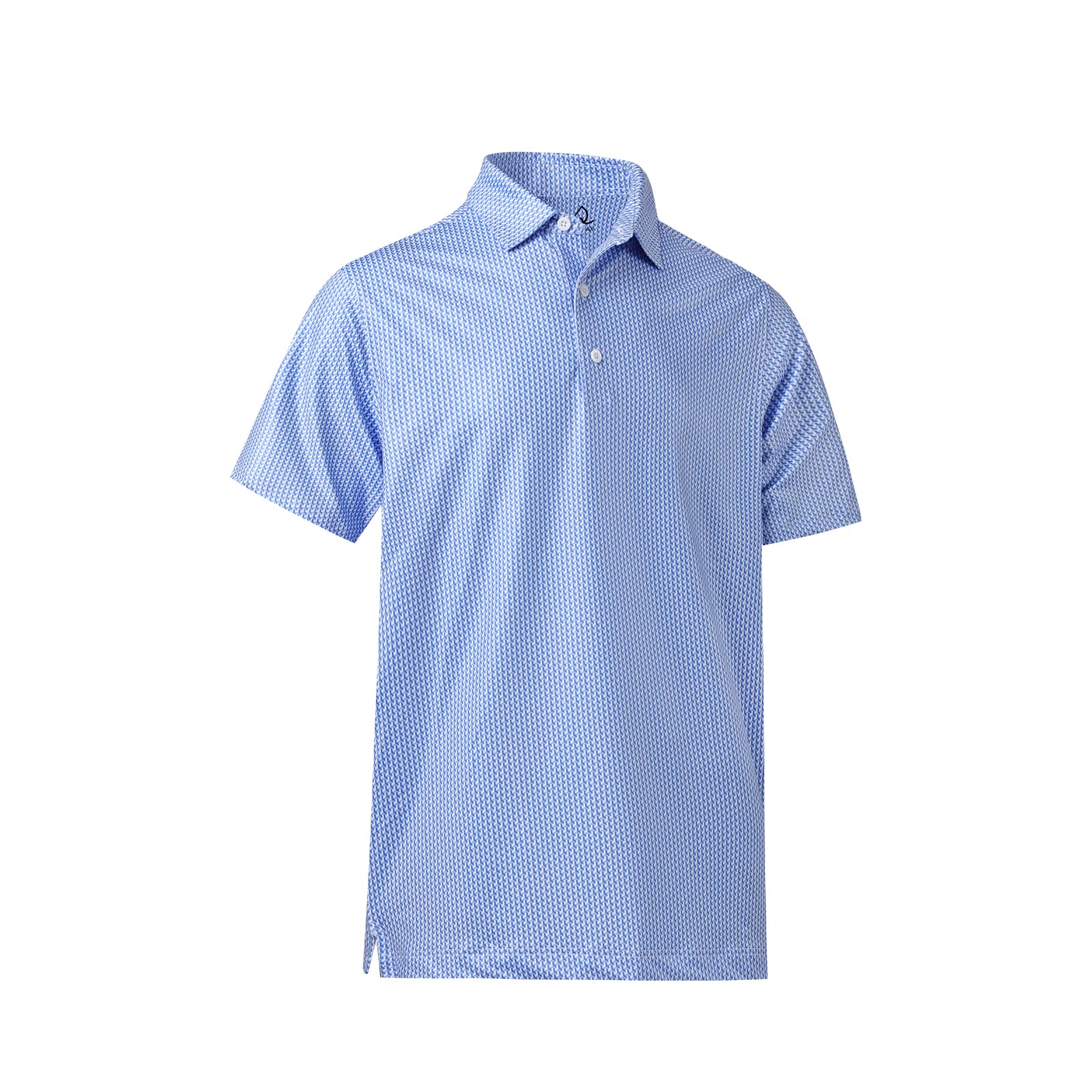 DEOLAX Men's Fashion Print Golf Polo Shirts - Quick Dry, Dry Fit, Short Sleeve Funny Golf Shirt for Men - Perfect for Golf, Casual Wear & Outdoor Activities