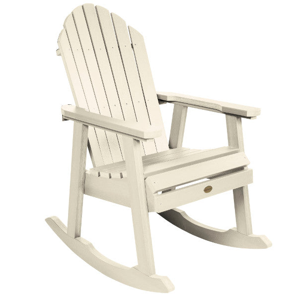 Hamilton Rocking Chair - Comfortable Wooden Rocking Chair for Living Room, Nursery & Porch - Classic Design with Padded Seat & Backrest - Perfect for Relaxing, Nursing & Reading