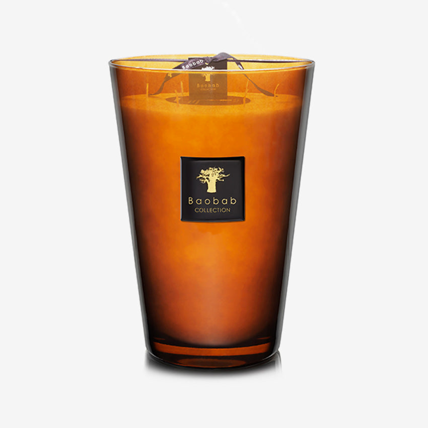 Baobab Collection Les Prestigieuses Cuir de Russie Scented Candle - Luxury Leather Scented Soy Wax Candle for Home Decor, Romantic Gifts & Relaxation