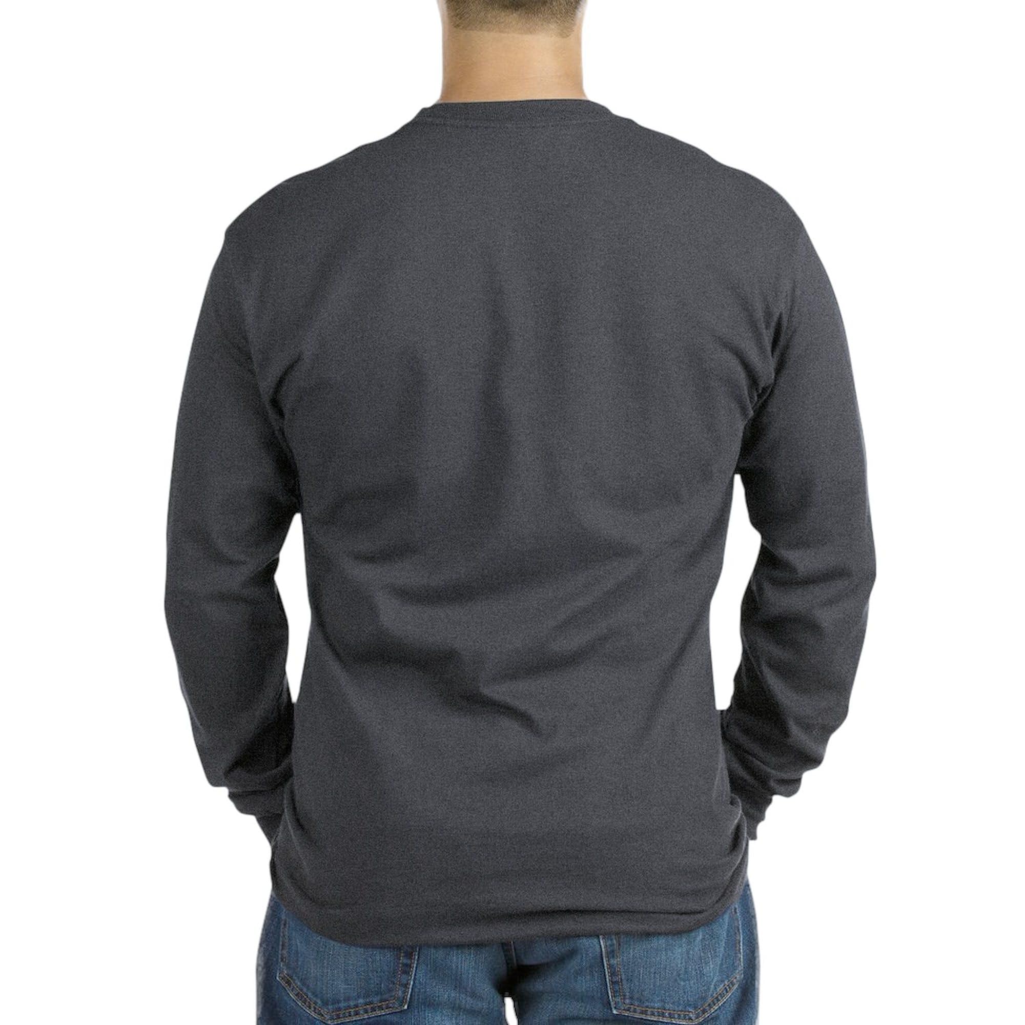 You're Eating What! Men's Dark Long Sleeve Crewneck T-Shirt - Comfortable Cotton Tee for Casual Wear, Funny Graphic Shirt for Parties & Gifts