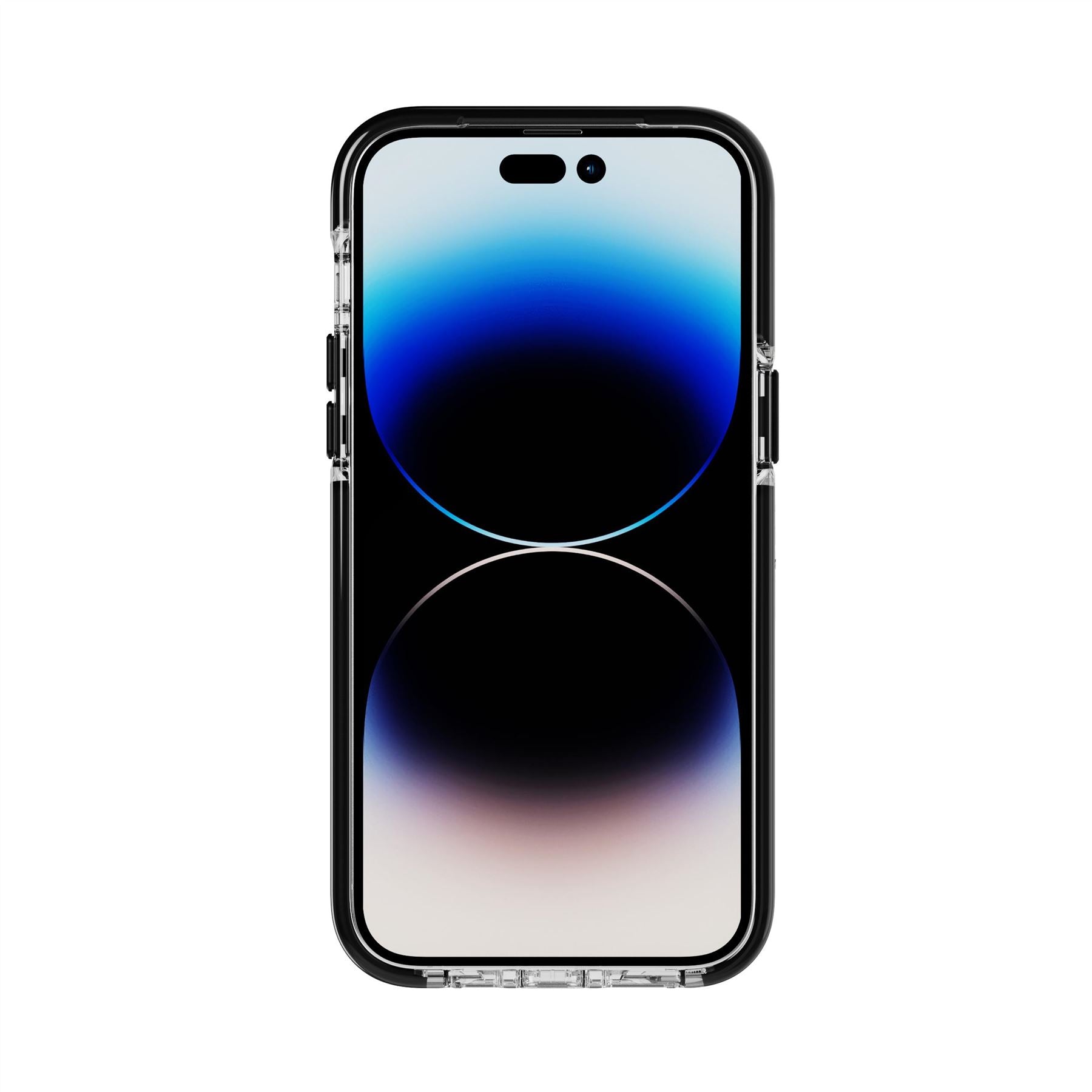 EvoCrystal Kick Apple iPhone 14 Pro Max Case - MagSafe Compatible Clear Black Protective Cover | Slim Fit, Shockproof & Scratch Resistant for Everyday Use, Work & Travel