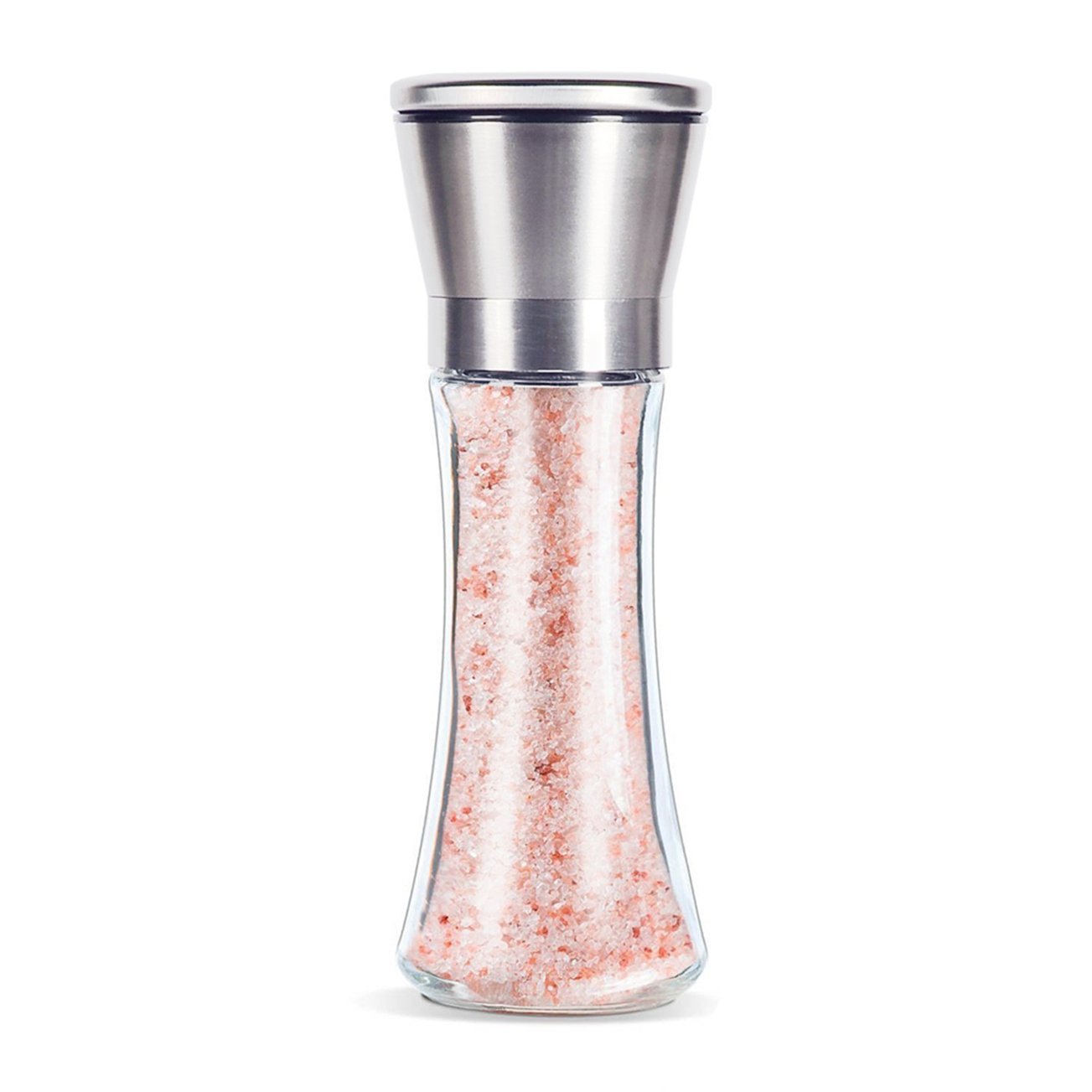 BlueSnail Stainless Steel Manual Salt and Pepper Grinder Set - Adjustable Coarseness, 7.5